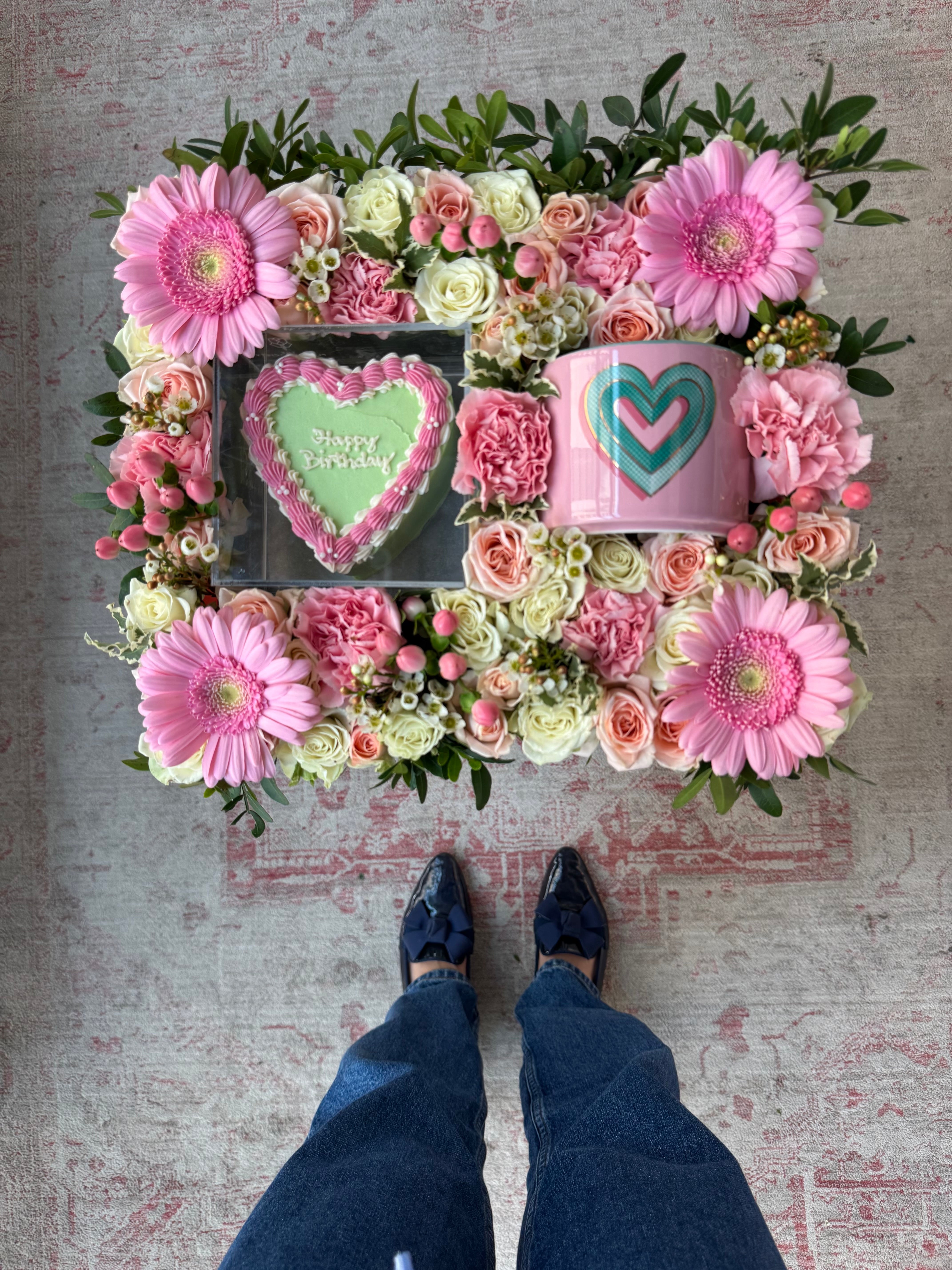 Bottom of My Heart Birthday Tray w/ Mug