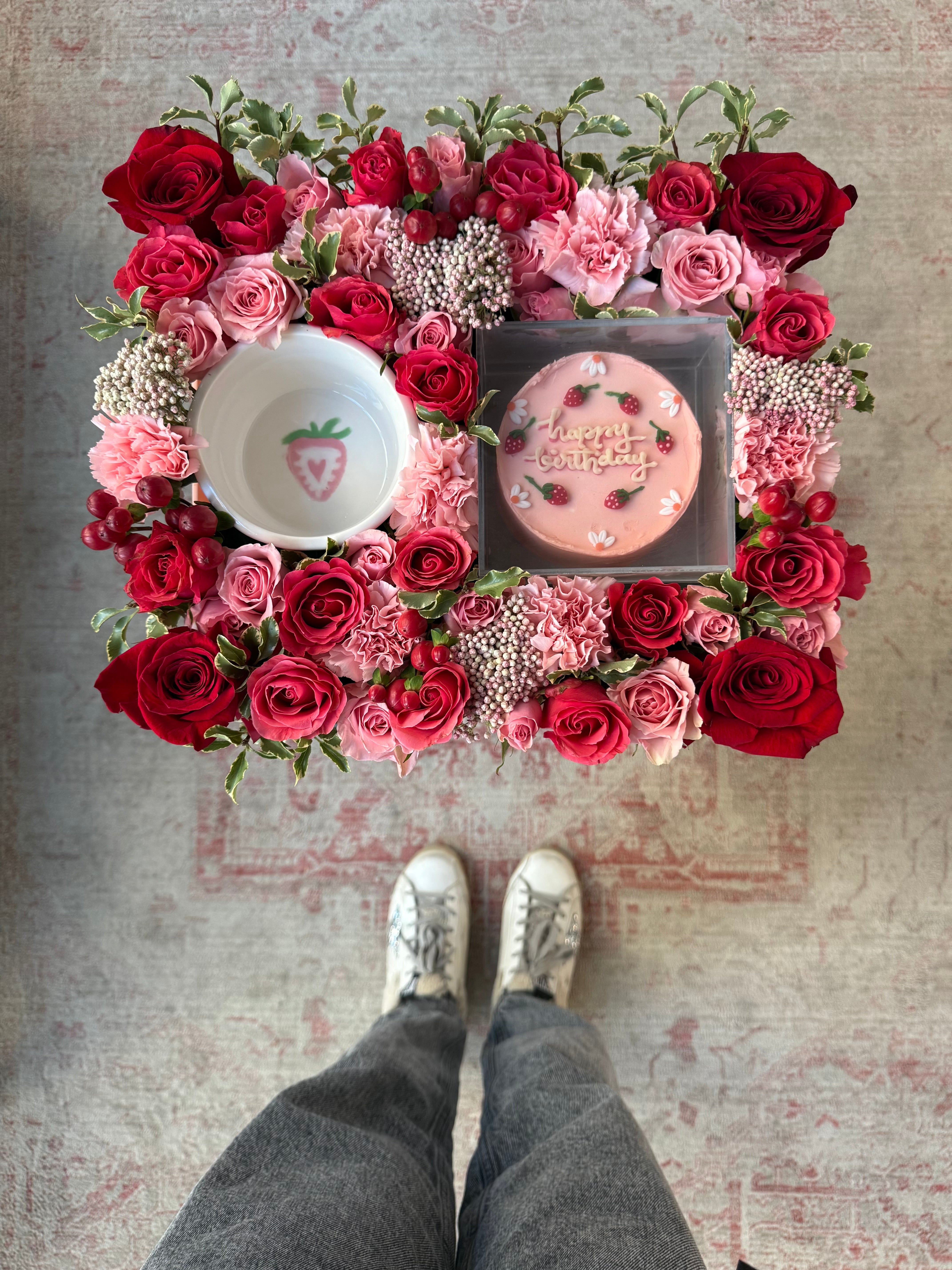 Sweet Berry Birthday Tray