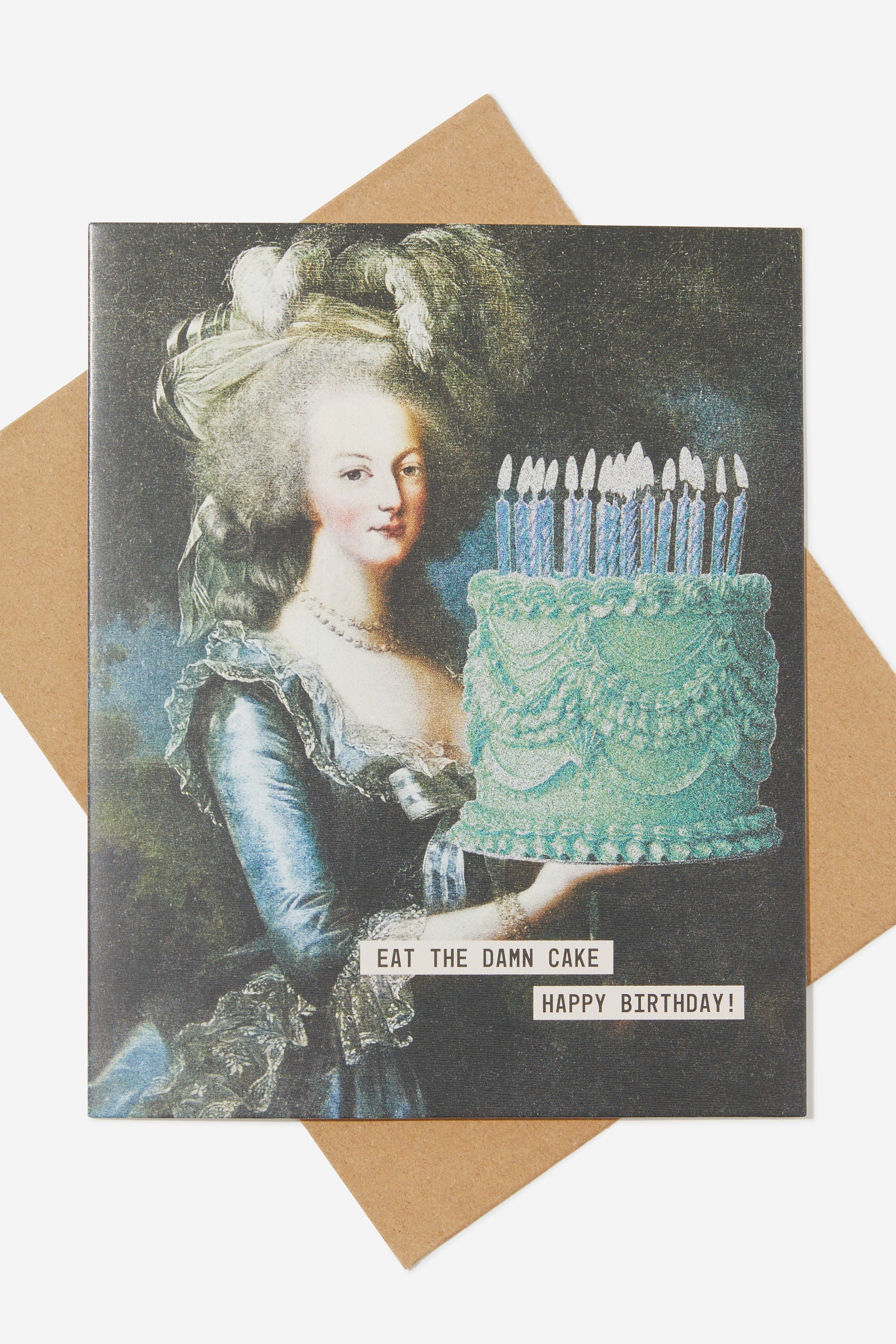 Eat the Damn Cake Birthday Card