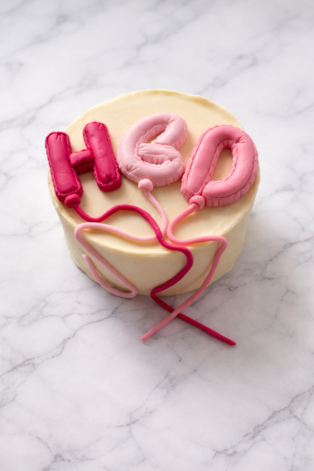 HBD Balloon Bento Cake