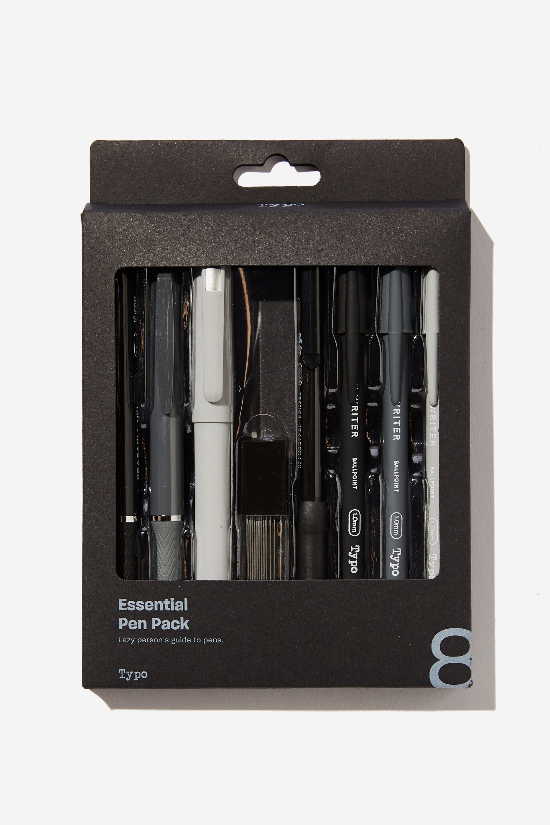 Essential Pen Pack (Black & Grey)