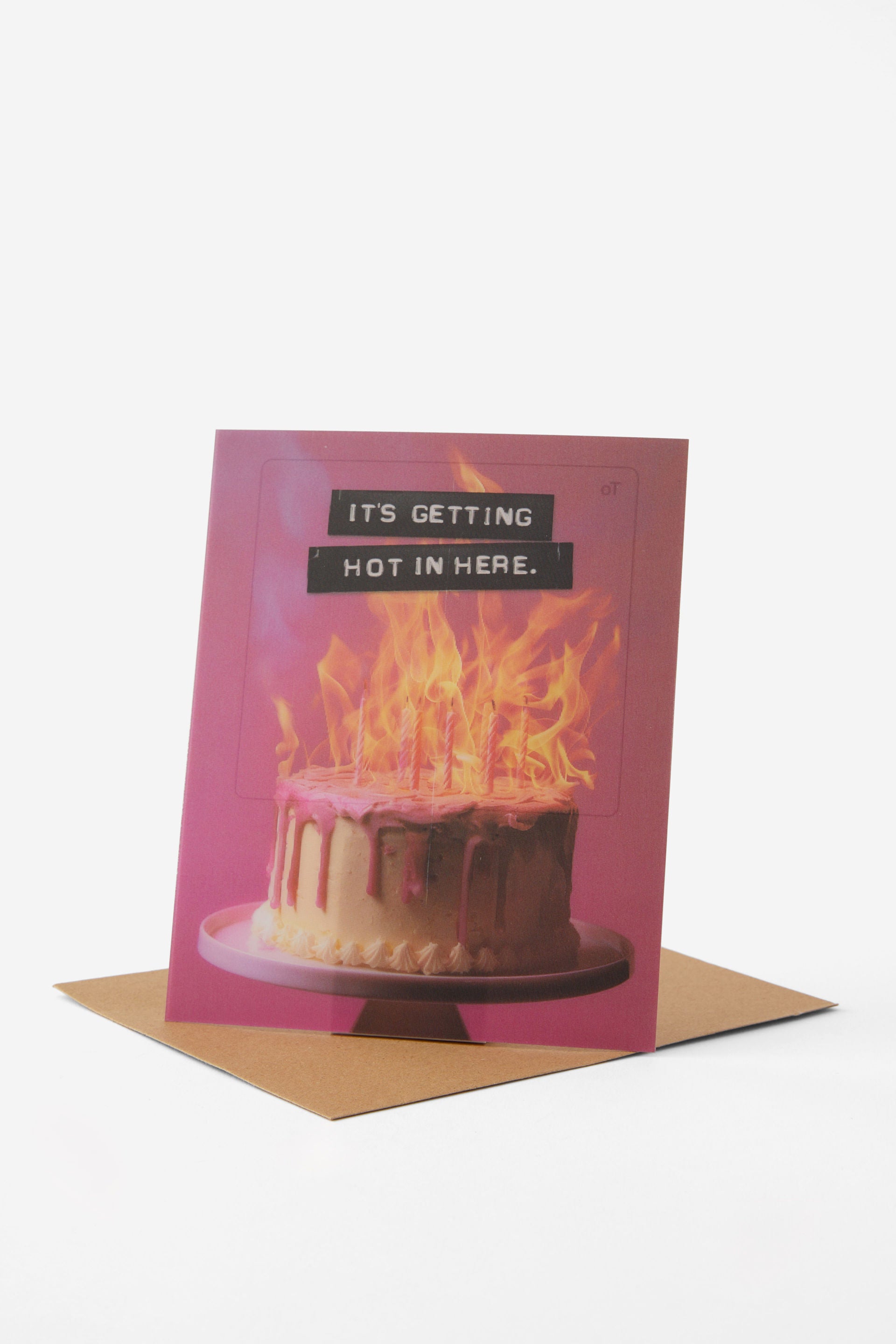 Hot In Here Lenticular Card