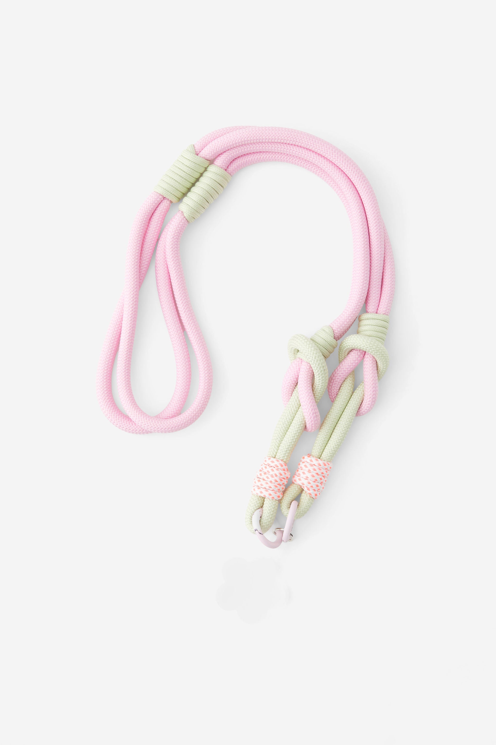 Lanyard Crossbody Strap (Pink Flower)