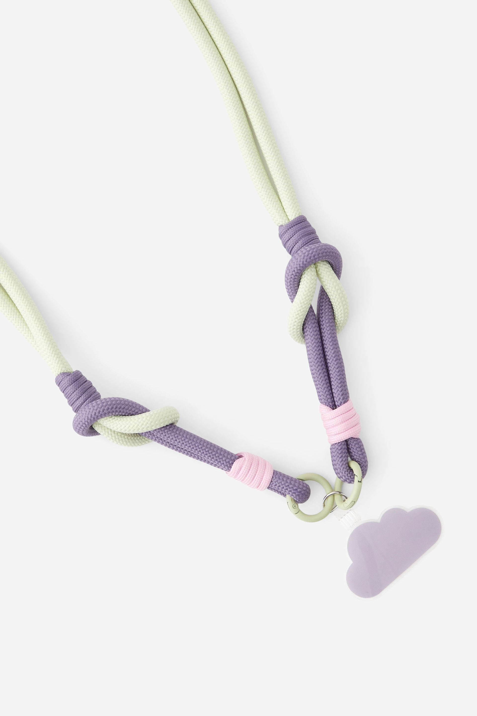 Lanyard Crossbody Strap (Matcha Cloud)