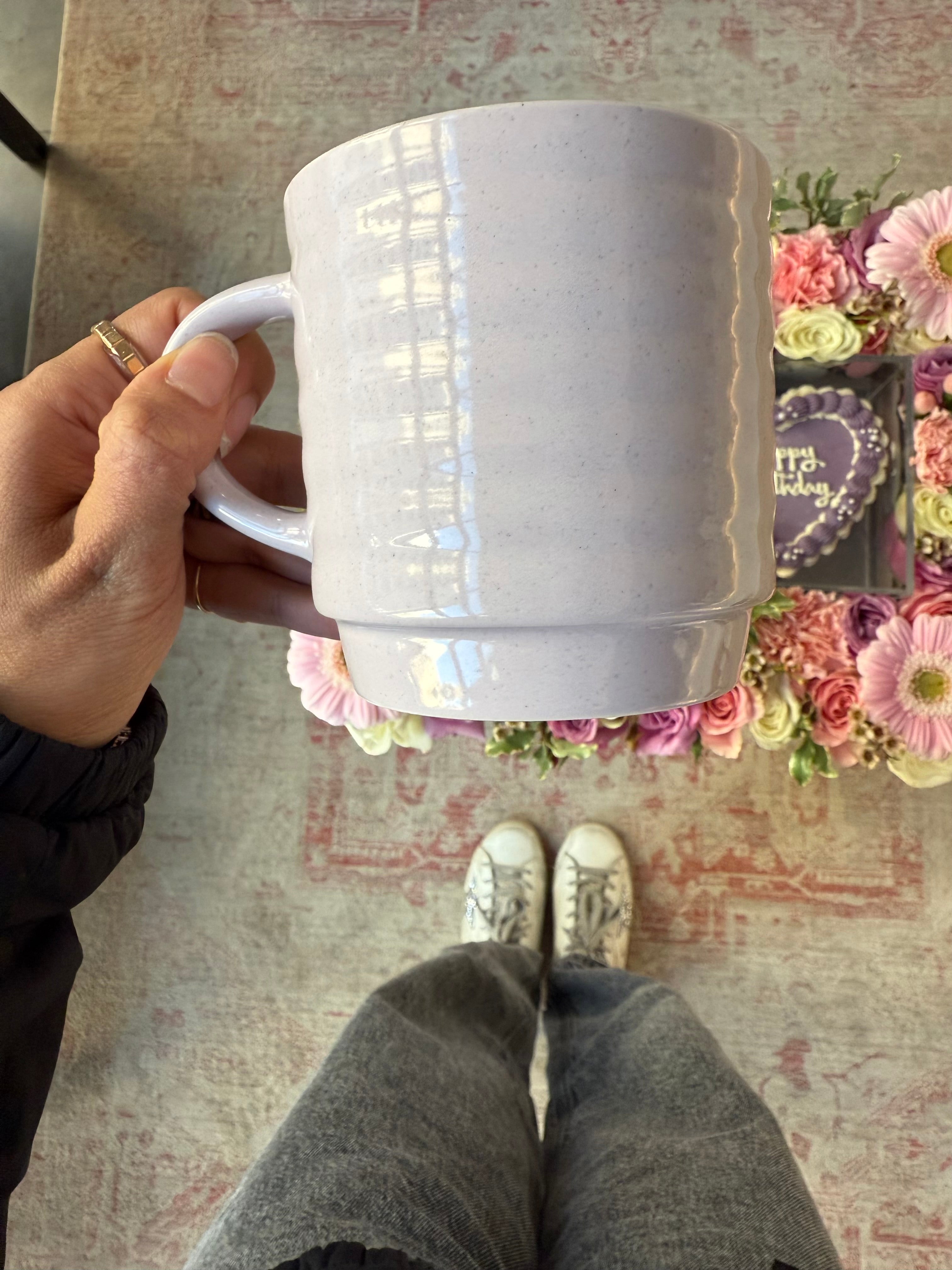 Pretty Purple Birthday Tray