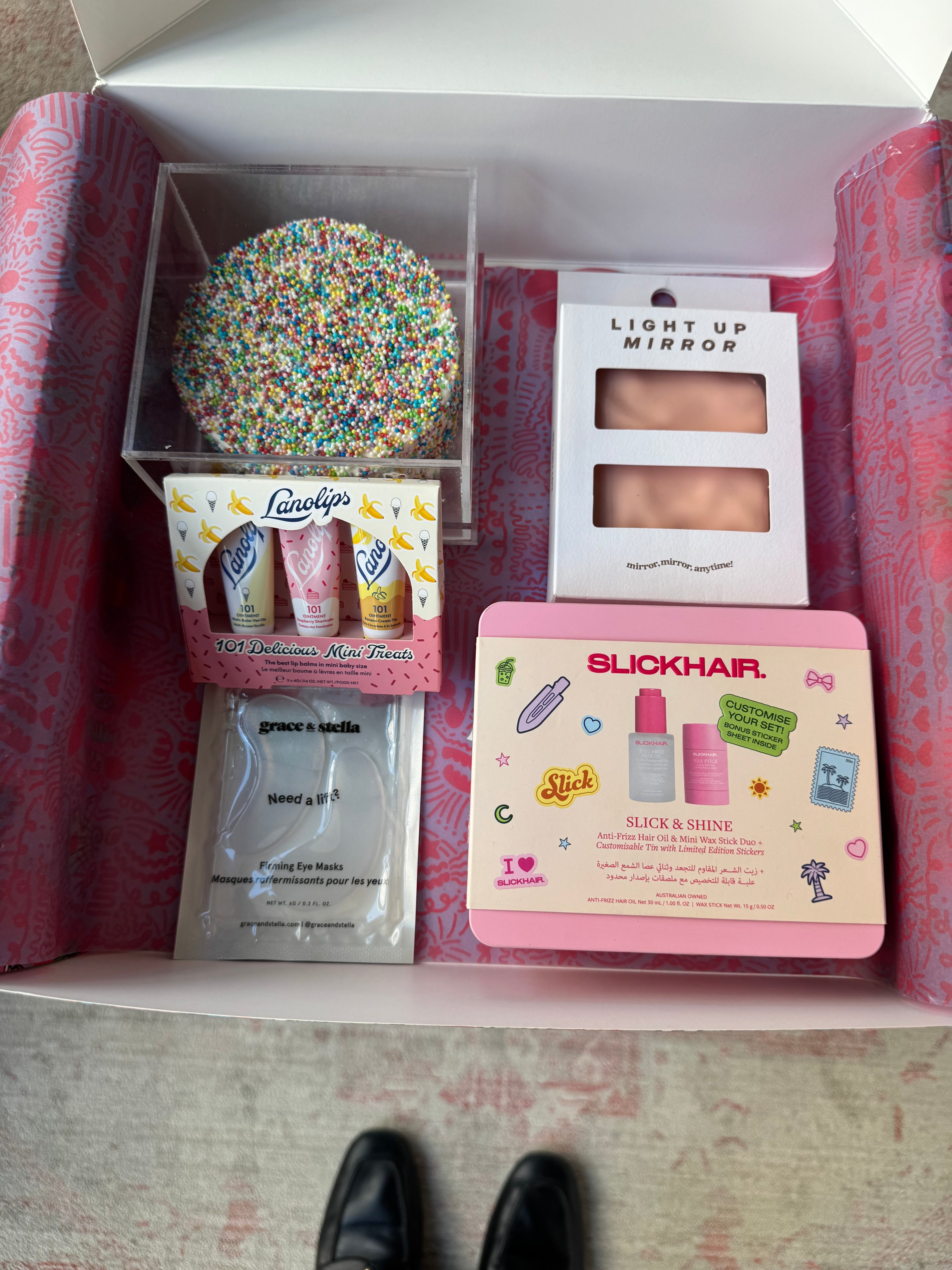 Birthday Bash Box (With Dot Cake)