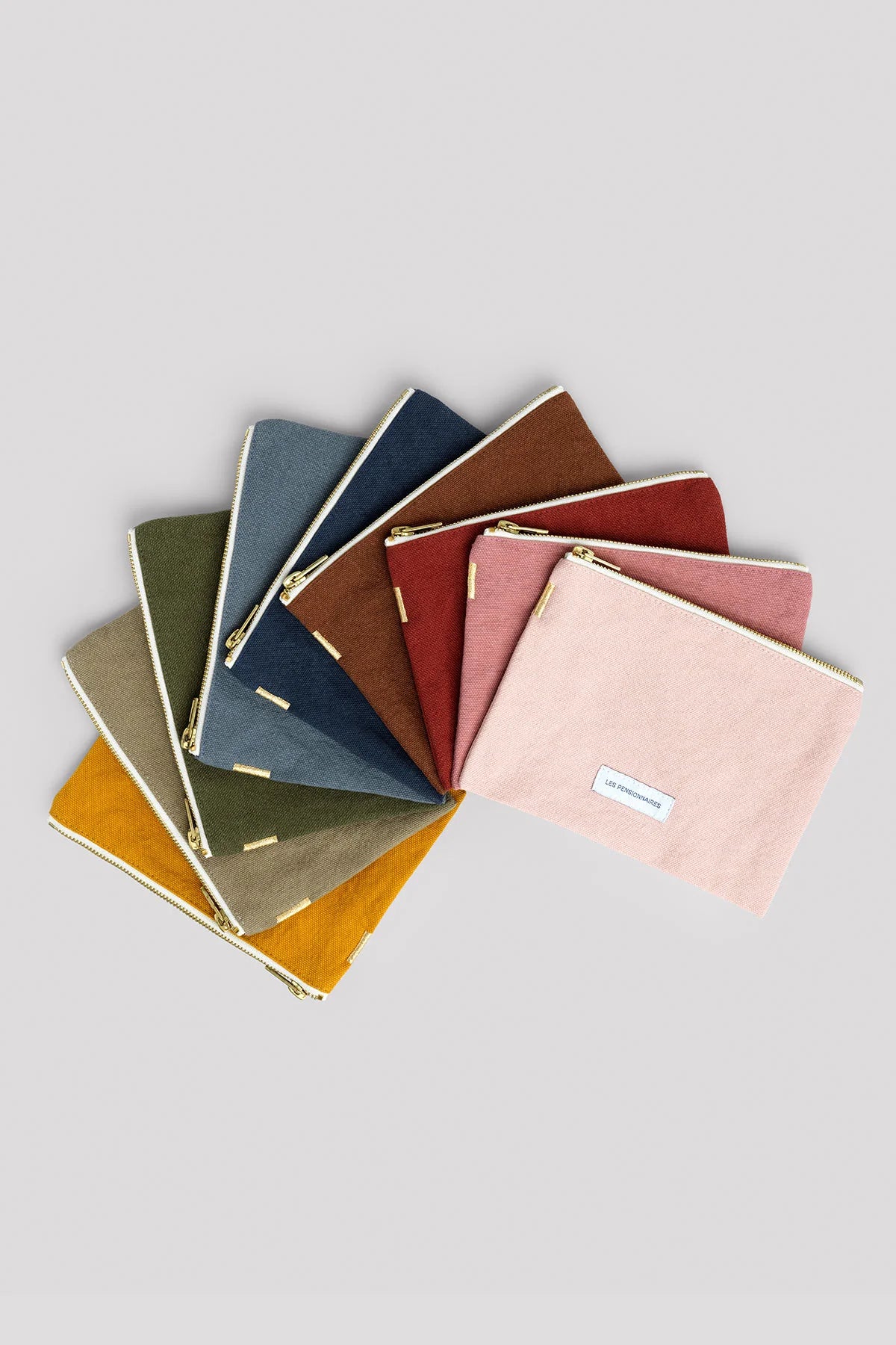 Small Canvas Pouch (Rust Red)