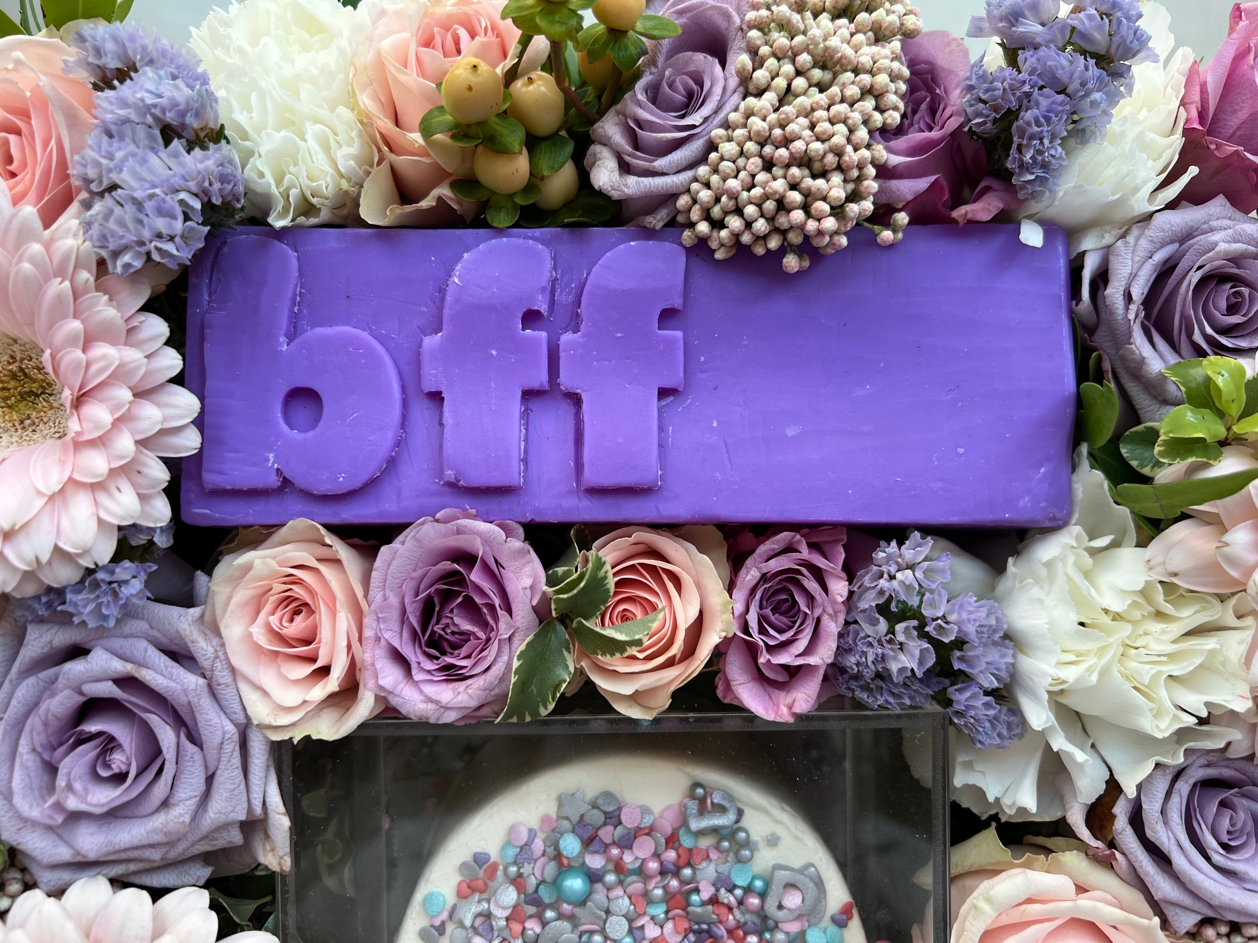 BFF Tray w/ Block Candle