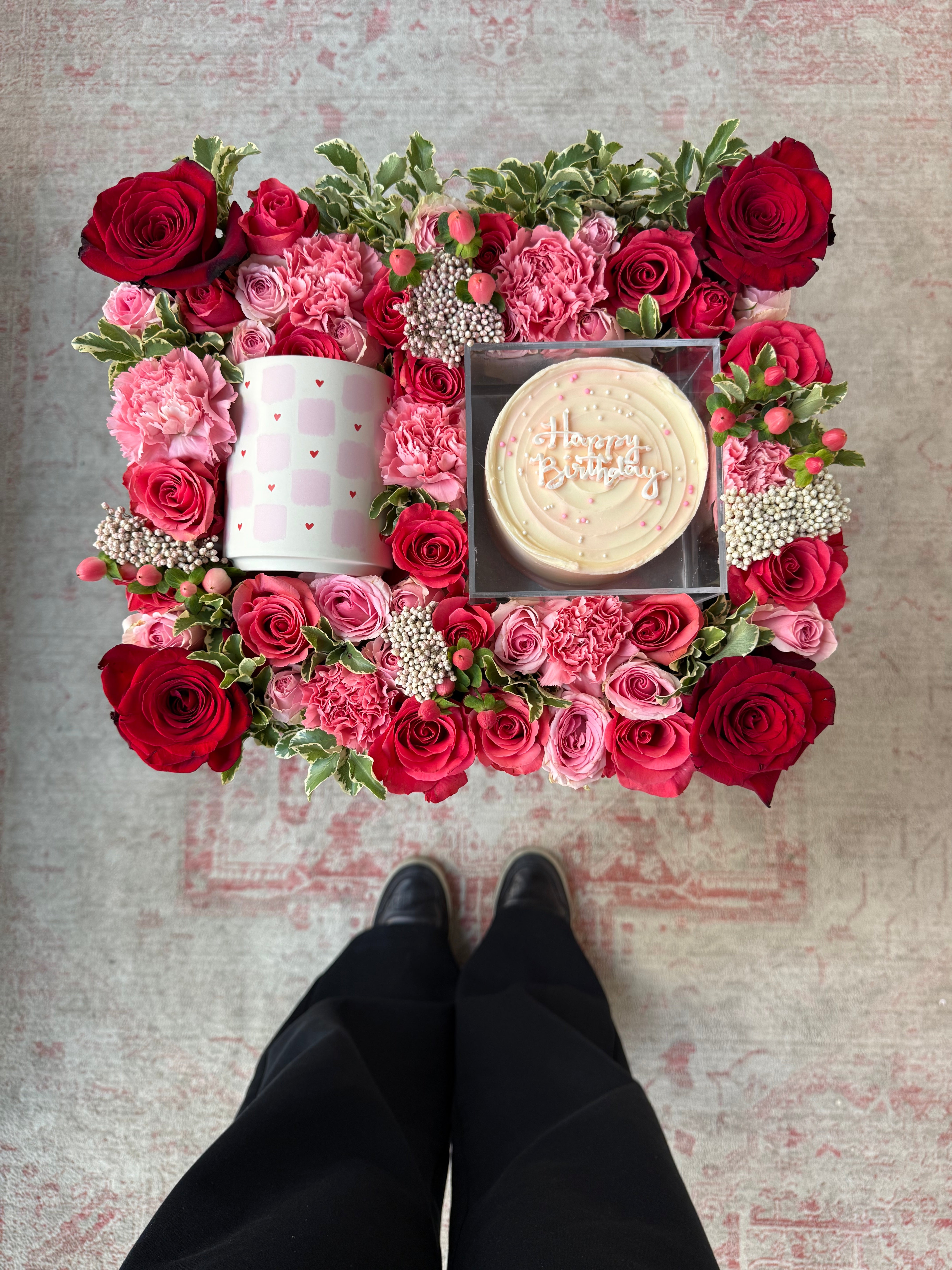 Bottom of My Heart Birthday Tray w/ Mug