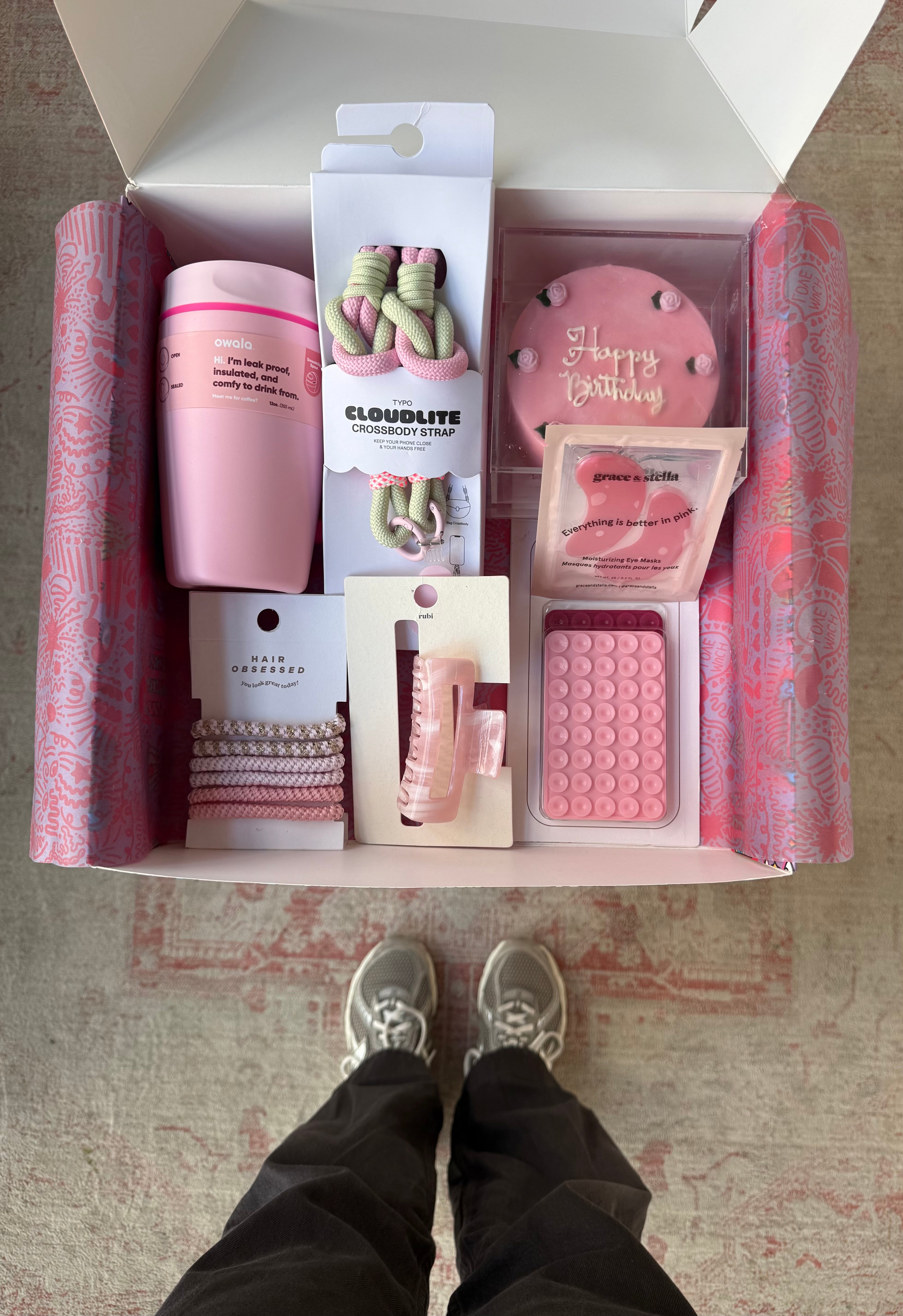 Birthday Bash Box (Petal Pink with Owala)