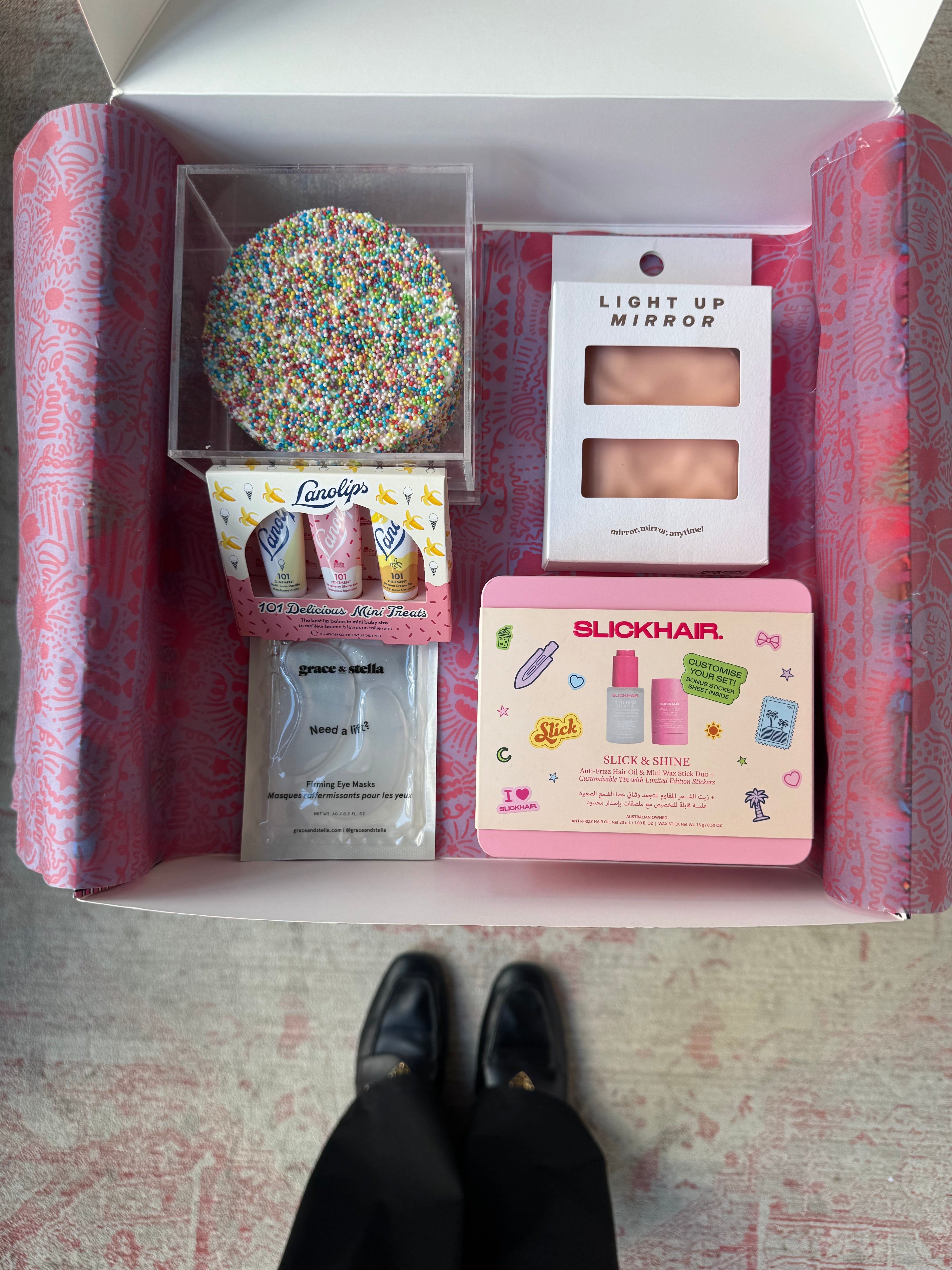 Birthday Bash Box (With Dot Cake)