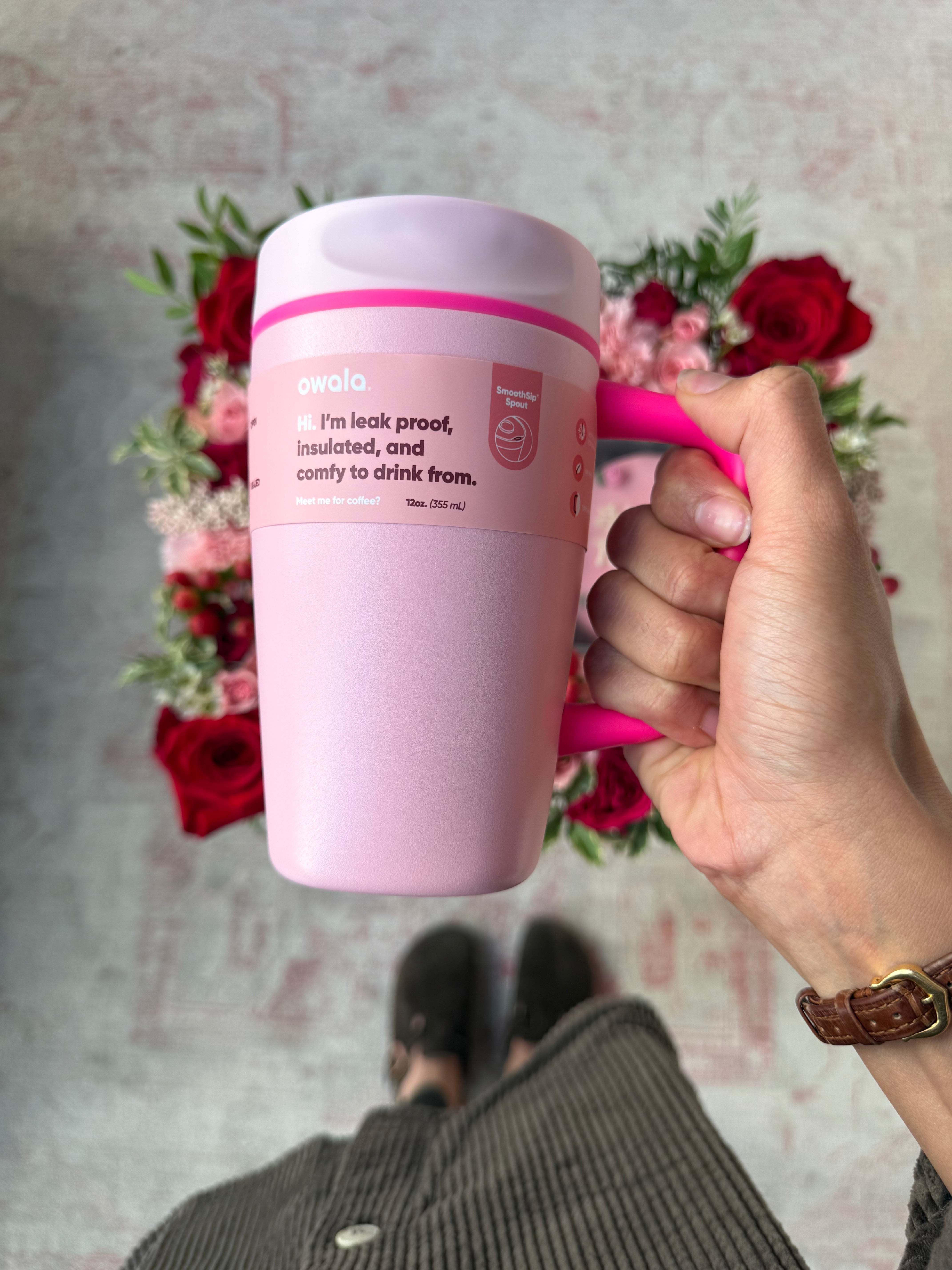 Pink & Perfect Birthday Tray (w/ Owala tumbler)