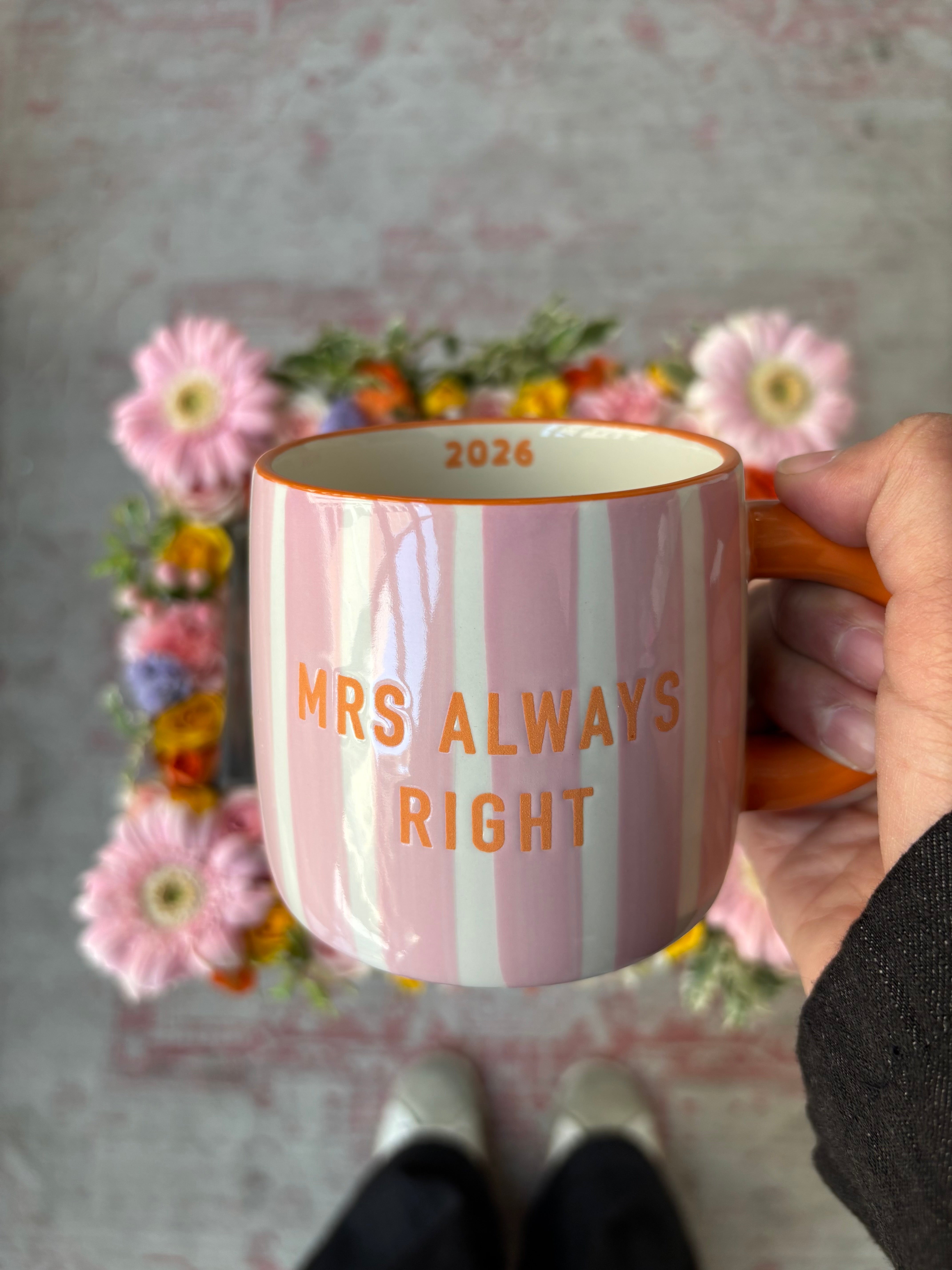 Mrs Always Right Birthday Tray