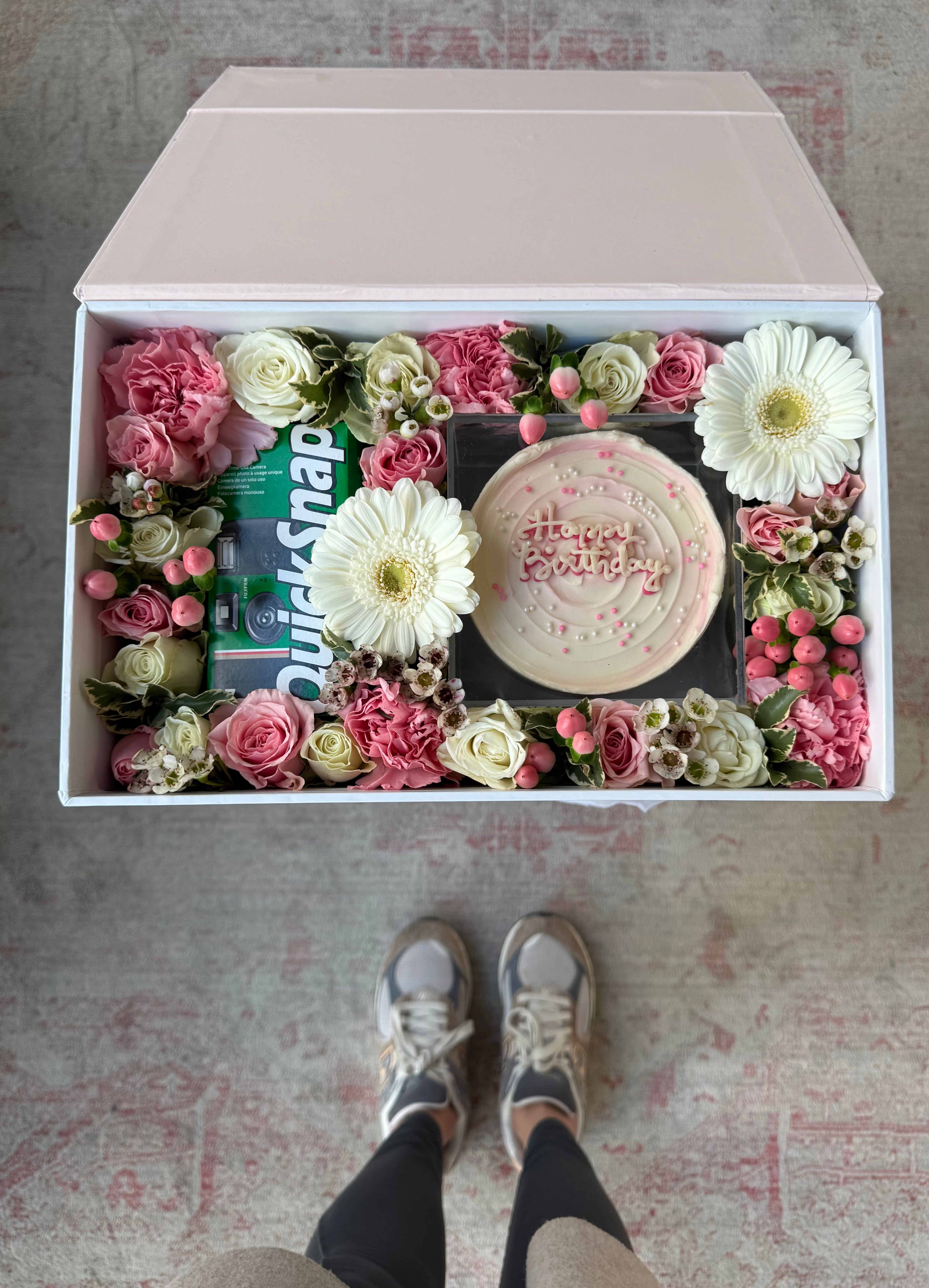 Fujifilm Camera & Cake Parcel