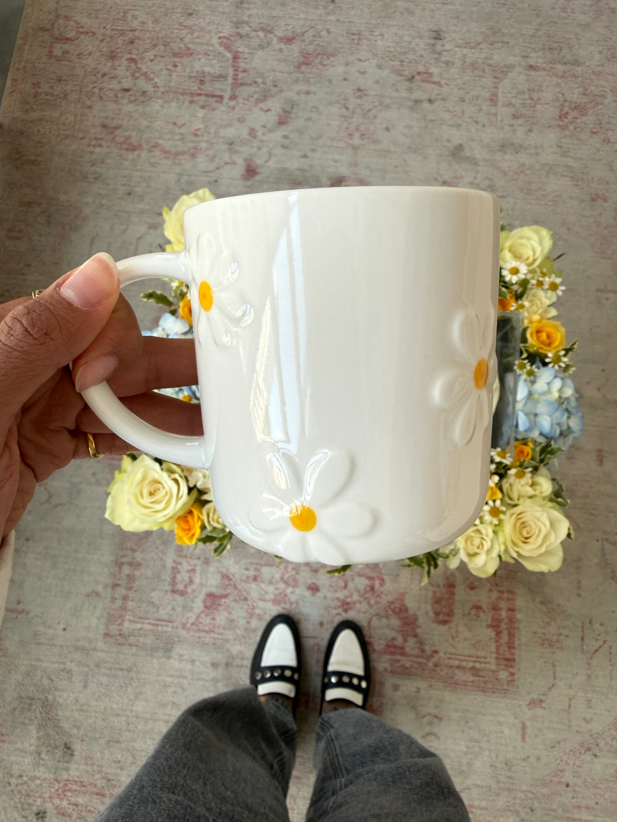 Daisy Crush Mug Birthday Tray