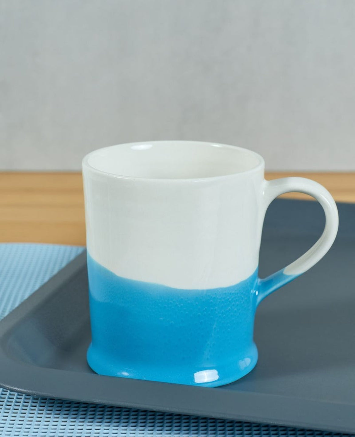 Blue Dipped Mug