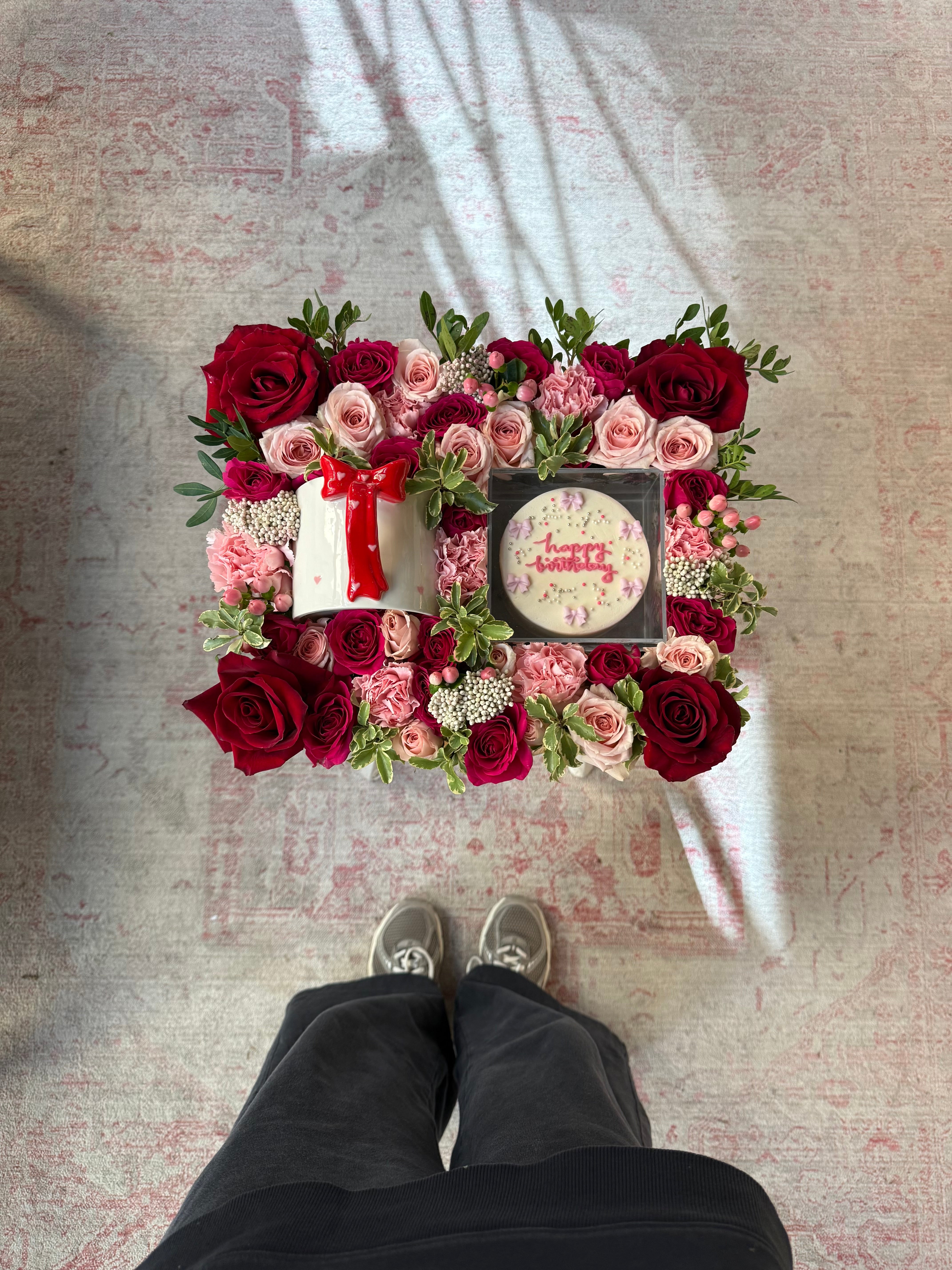 Bow Beauty Birthday Tray