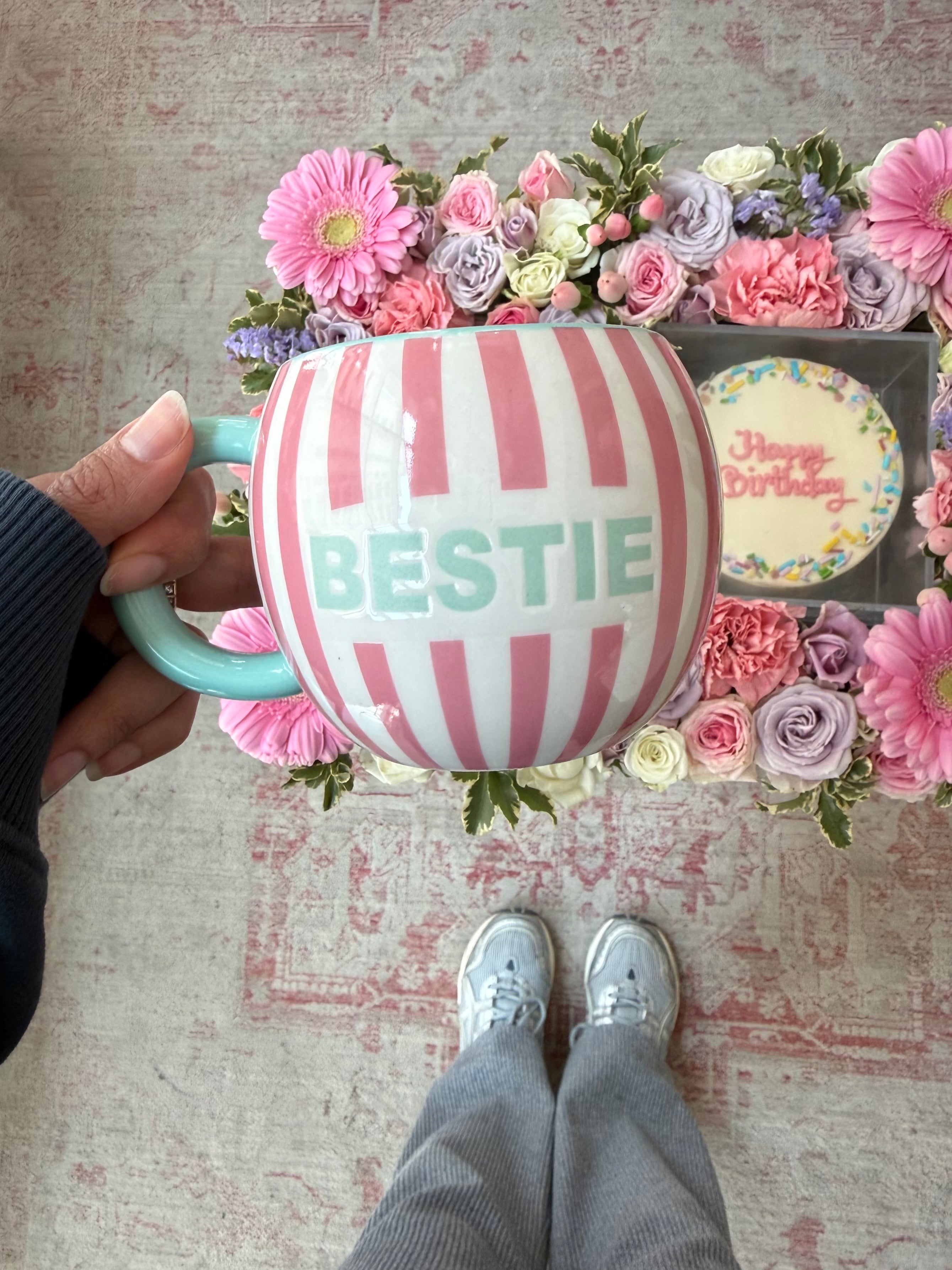 Bestie Birthday Tray (with Sprinkle Cake)