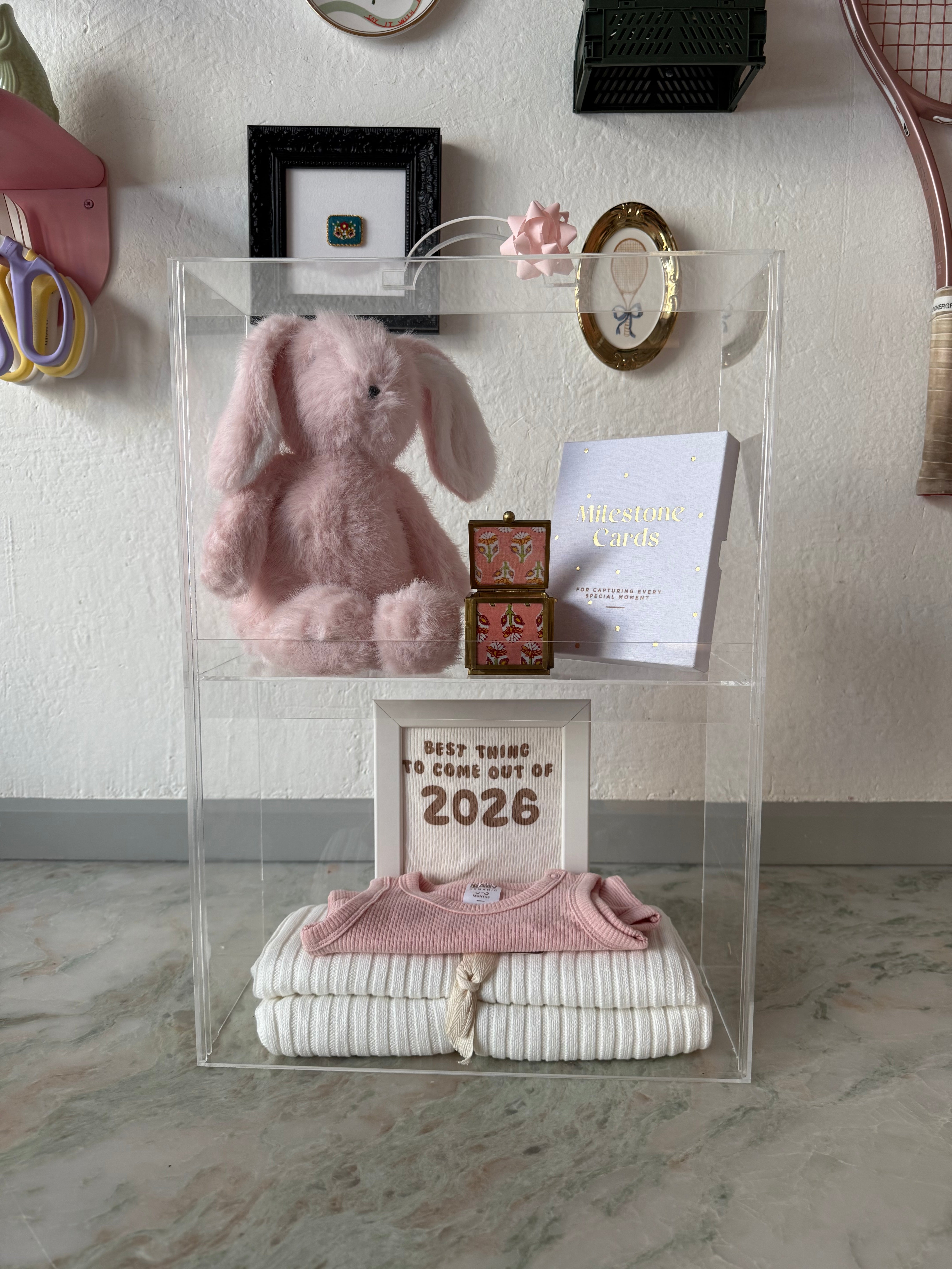 Baby Girl Deluxe Newborn Box (with Gold)