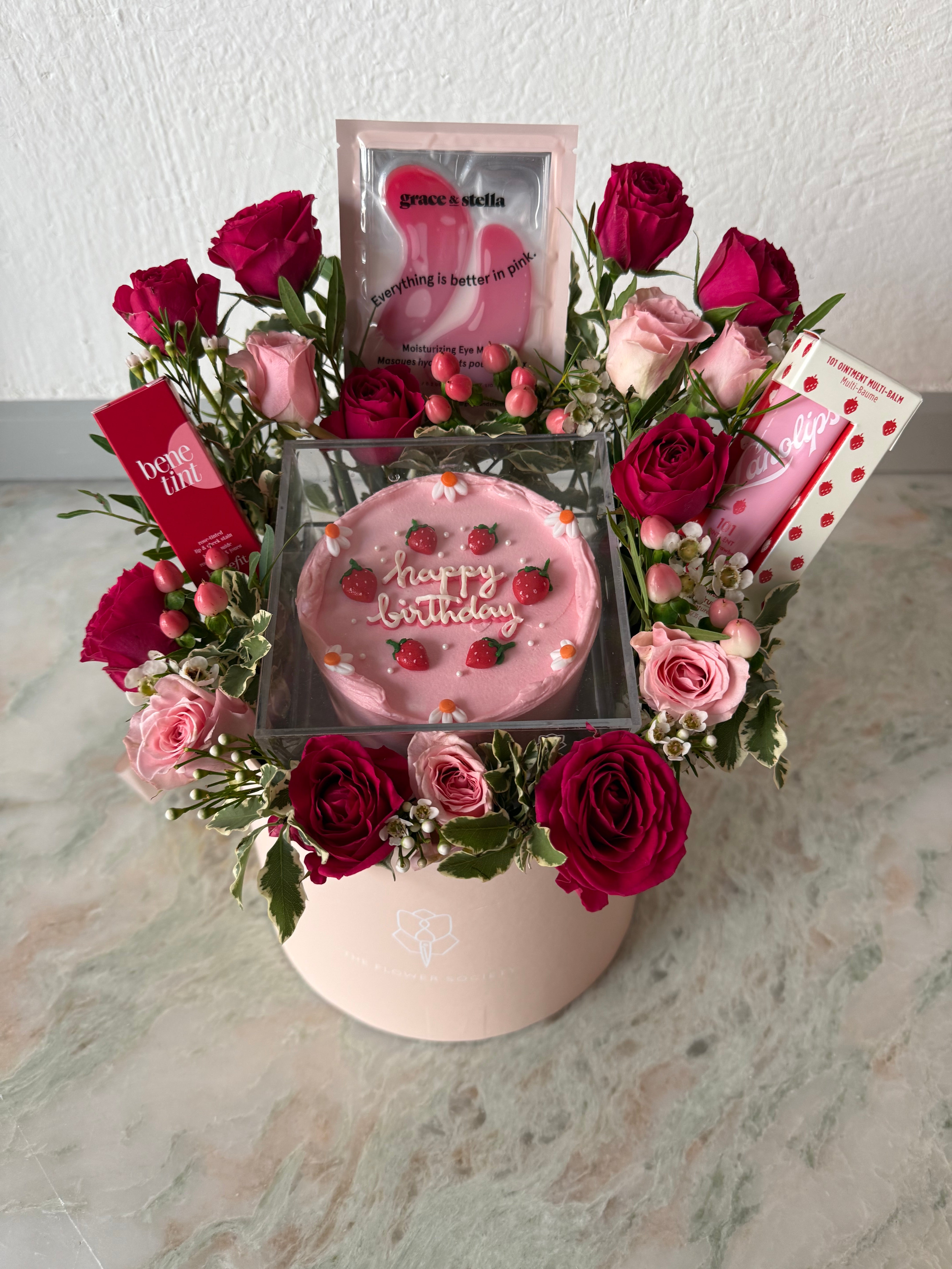 Berry Cake Hatbox w/ Make Up