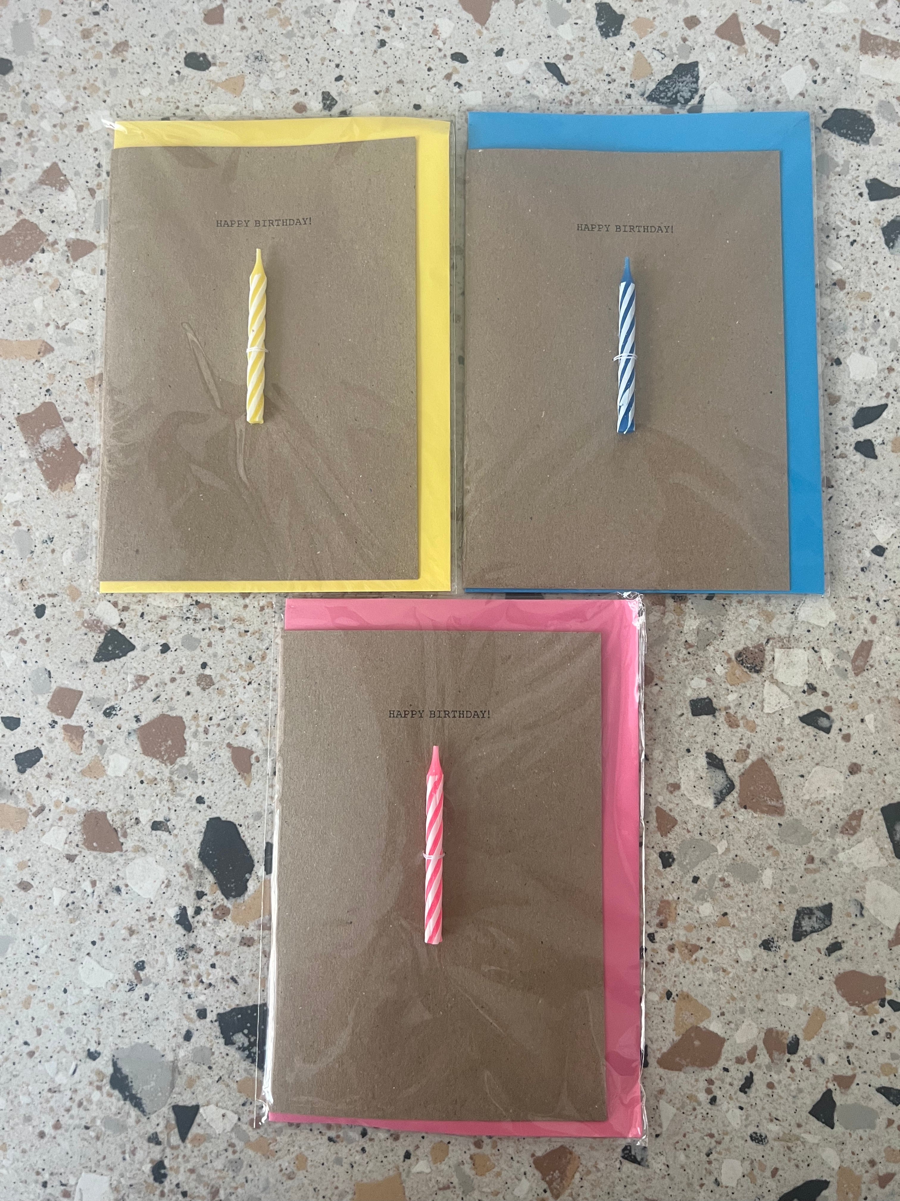 Happy Birthday Candle Card