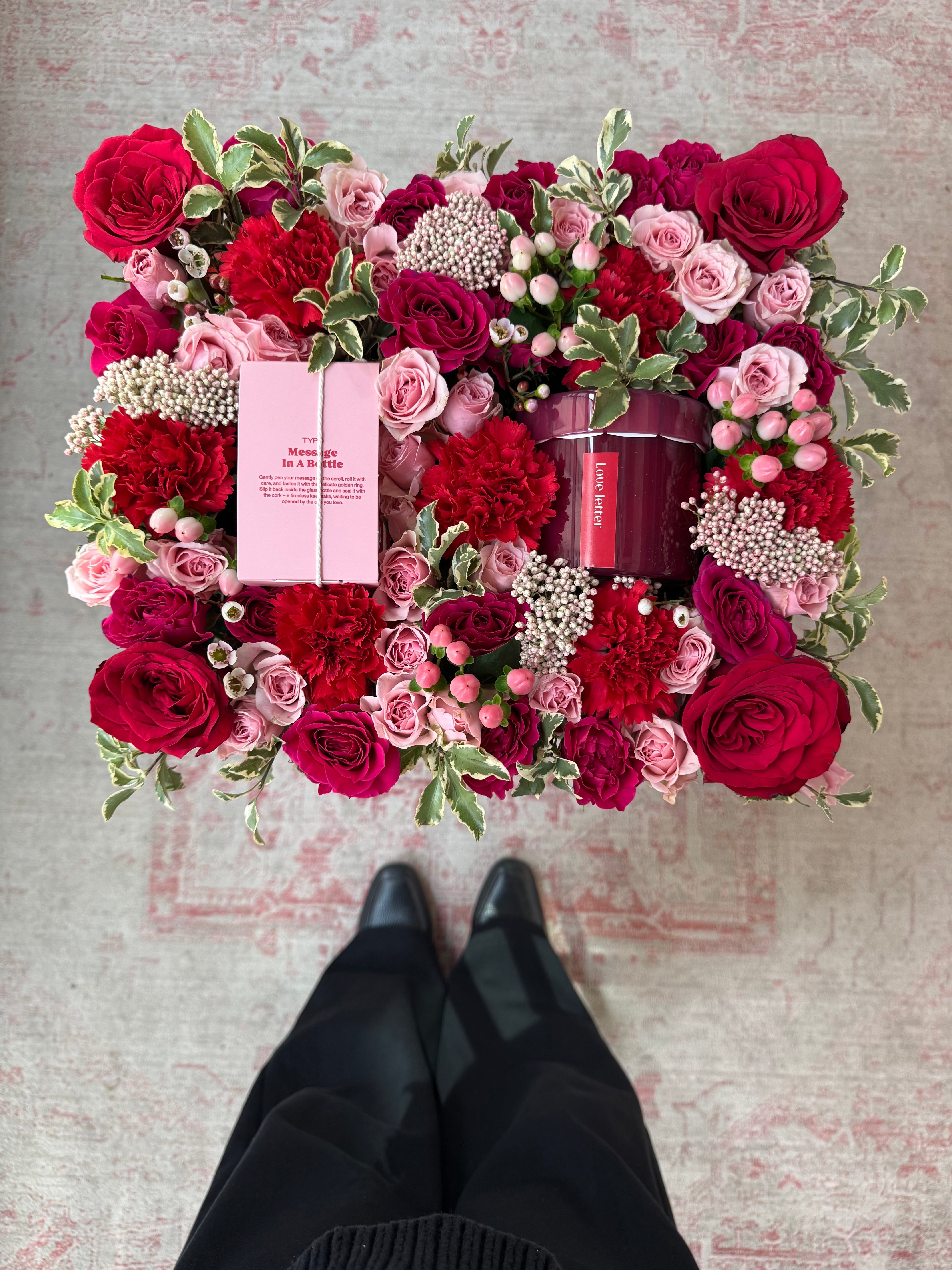 Love Letter Tray (with Message in a Bottle)