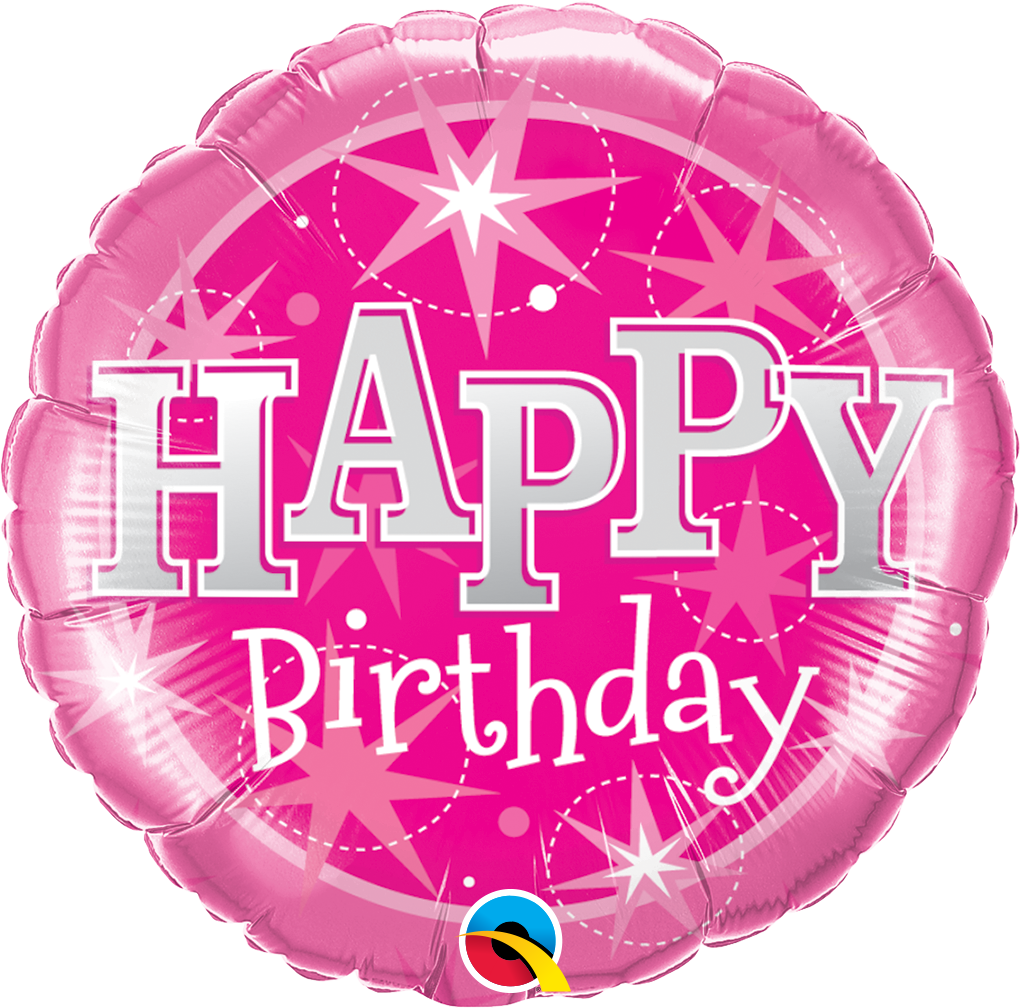 Birthday Pink Sparkle 18"