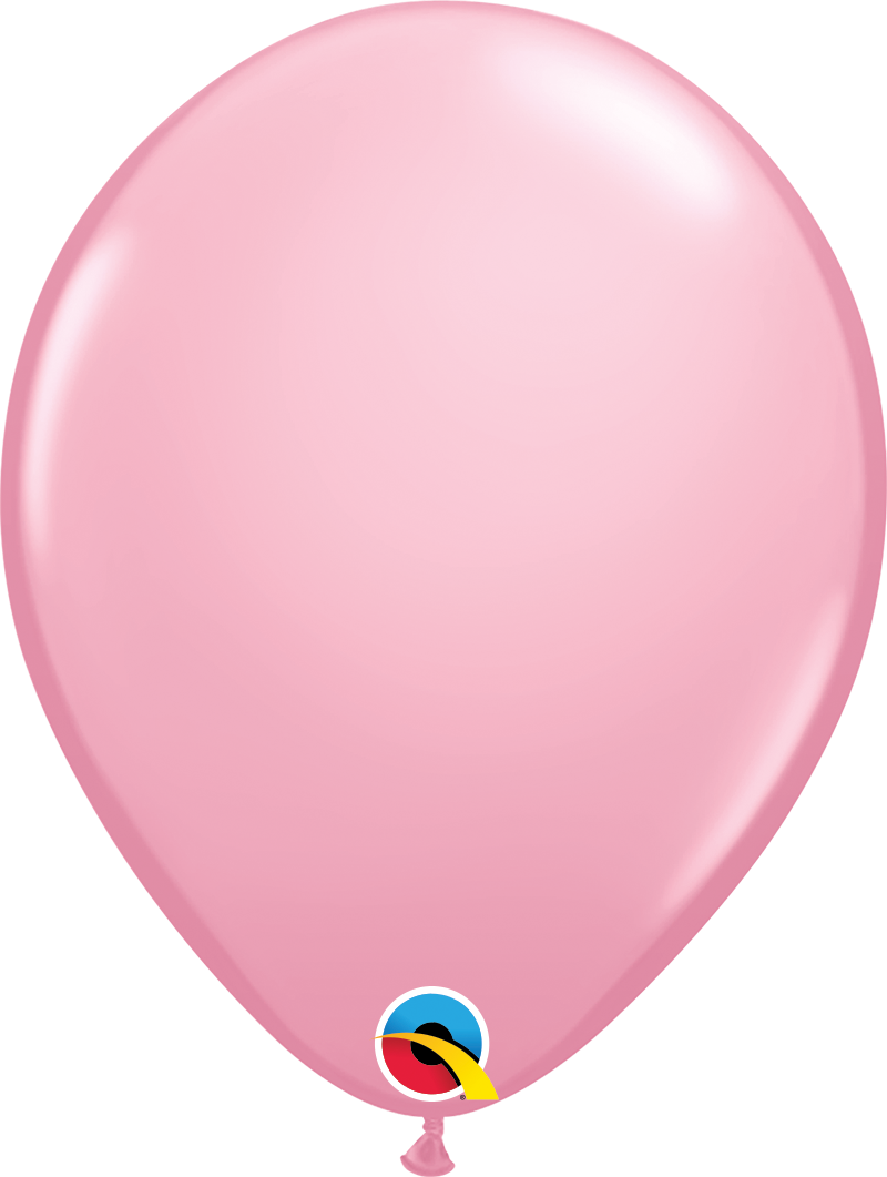 Pink 11" Round Latex Balloon