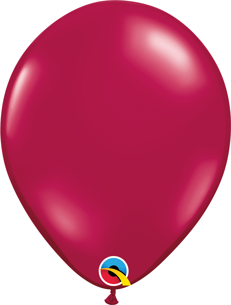 Sparkling Burgundy 11" Round Latex Balloon