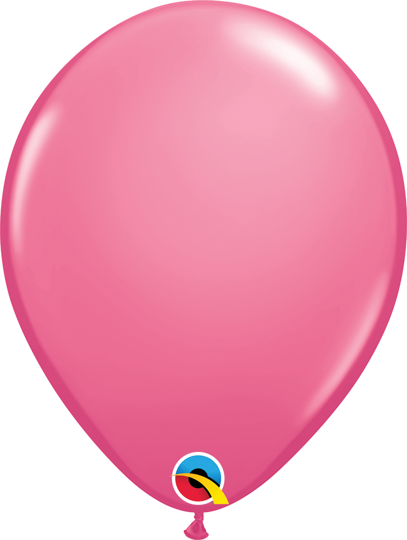 Rose 11" Round Latex Balloon