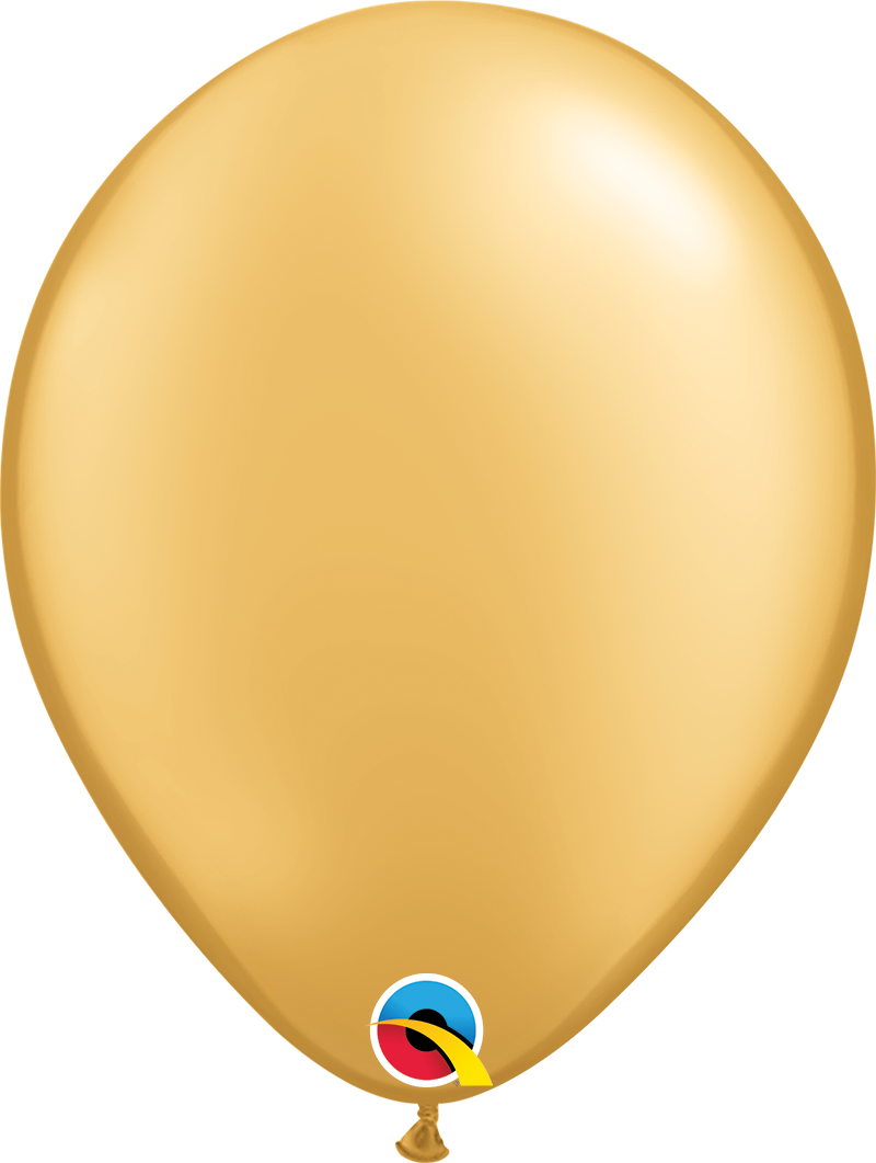 Gold 11" Round Latex Balloon