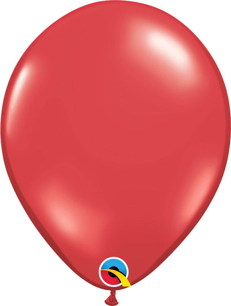 Ruby Red 11" Round Latex Balloon