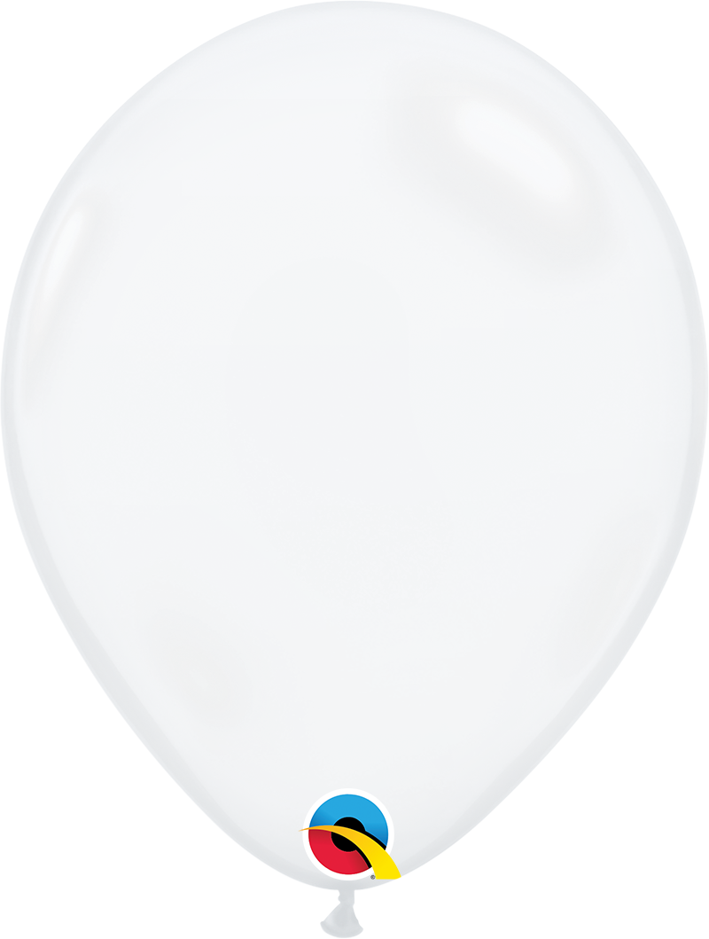 Diamond Clear 11" Round Latex Balloon