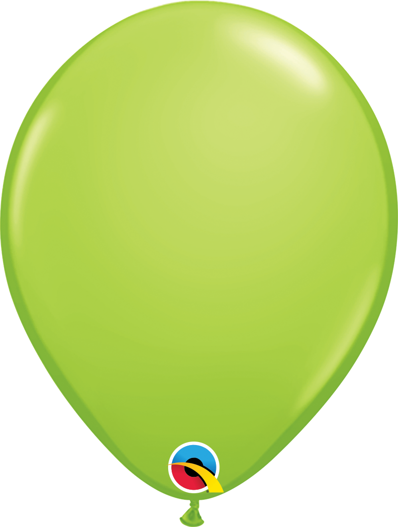 Lime Green 11" Round Latex Balloon