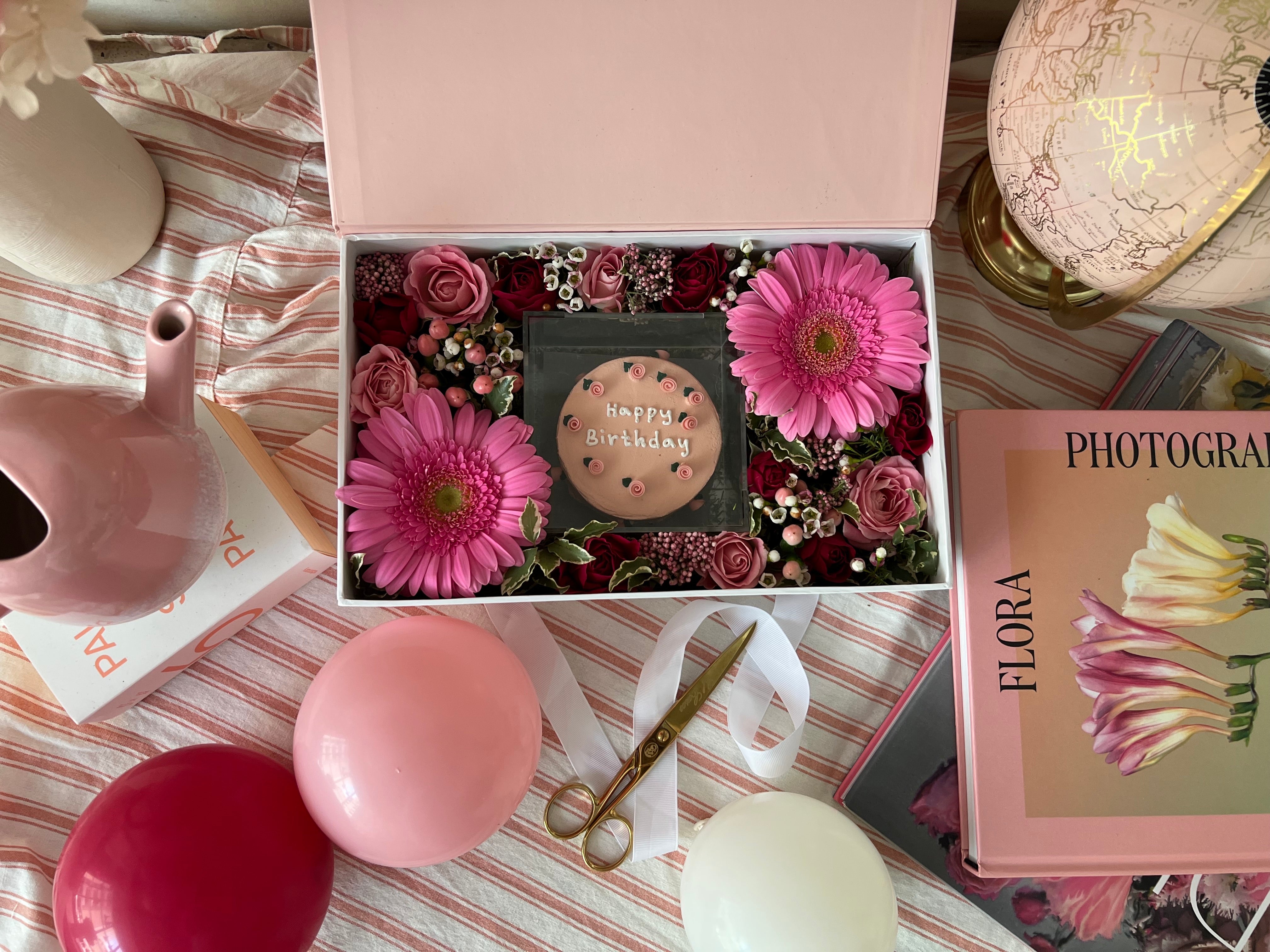 Pink Birthday Cake Parcel