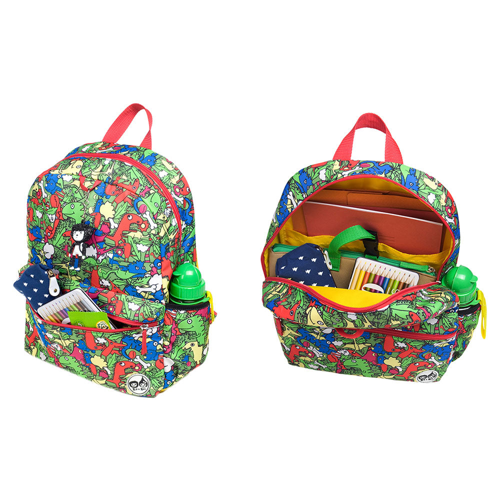 Junior Zip & Zoe Backpack Dino Multi