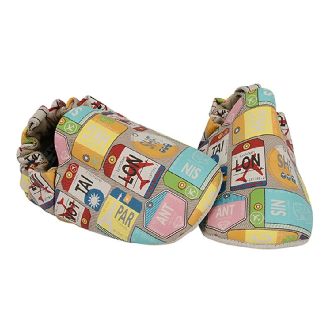 Travel Print Mini Shoes