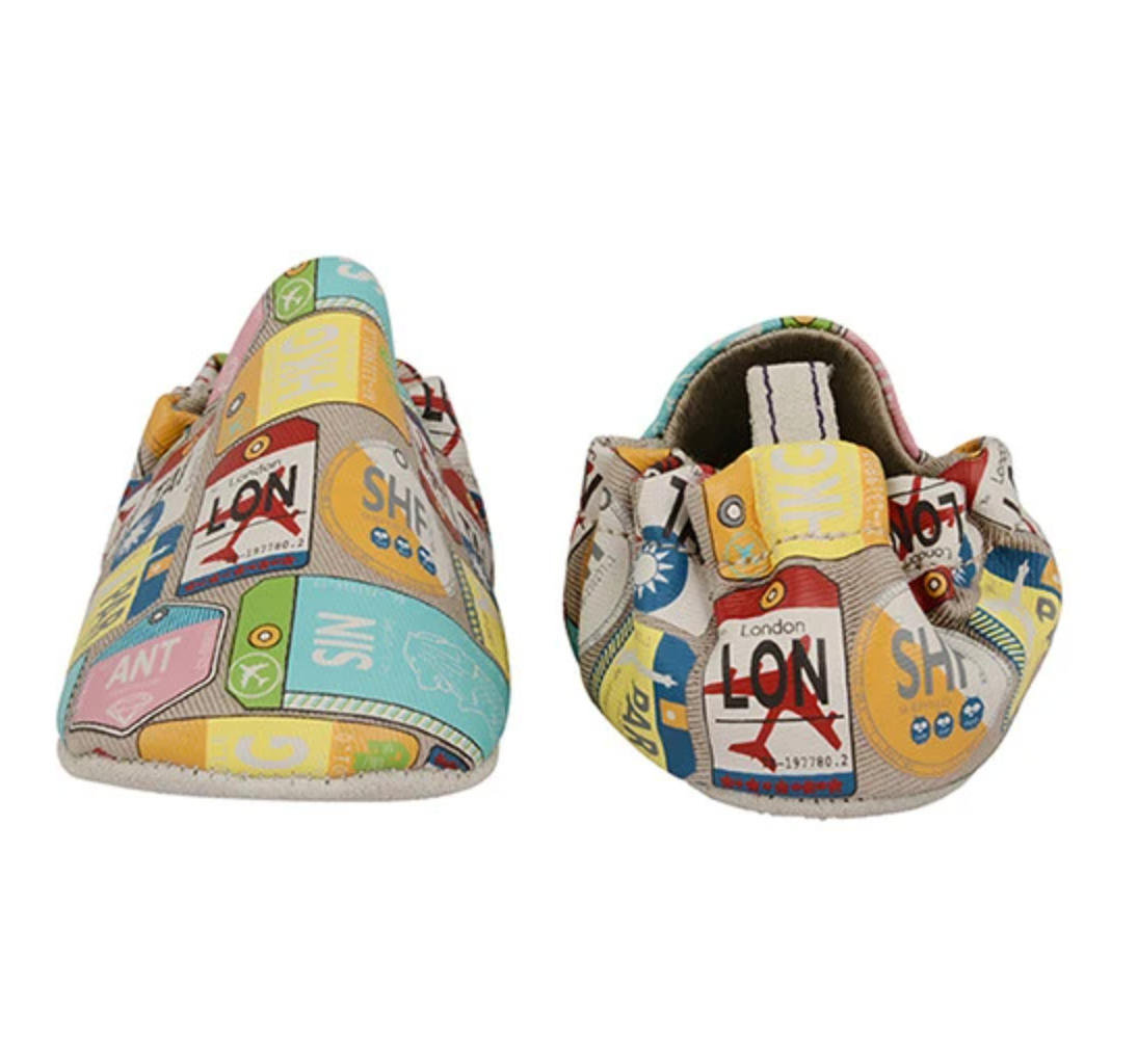 Travel Print Mini Shoes