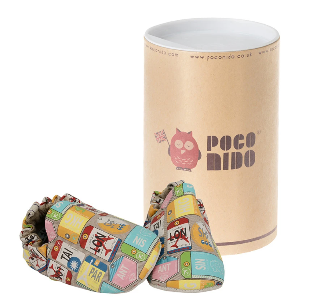 Travel Print Mini Shoes