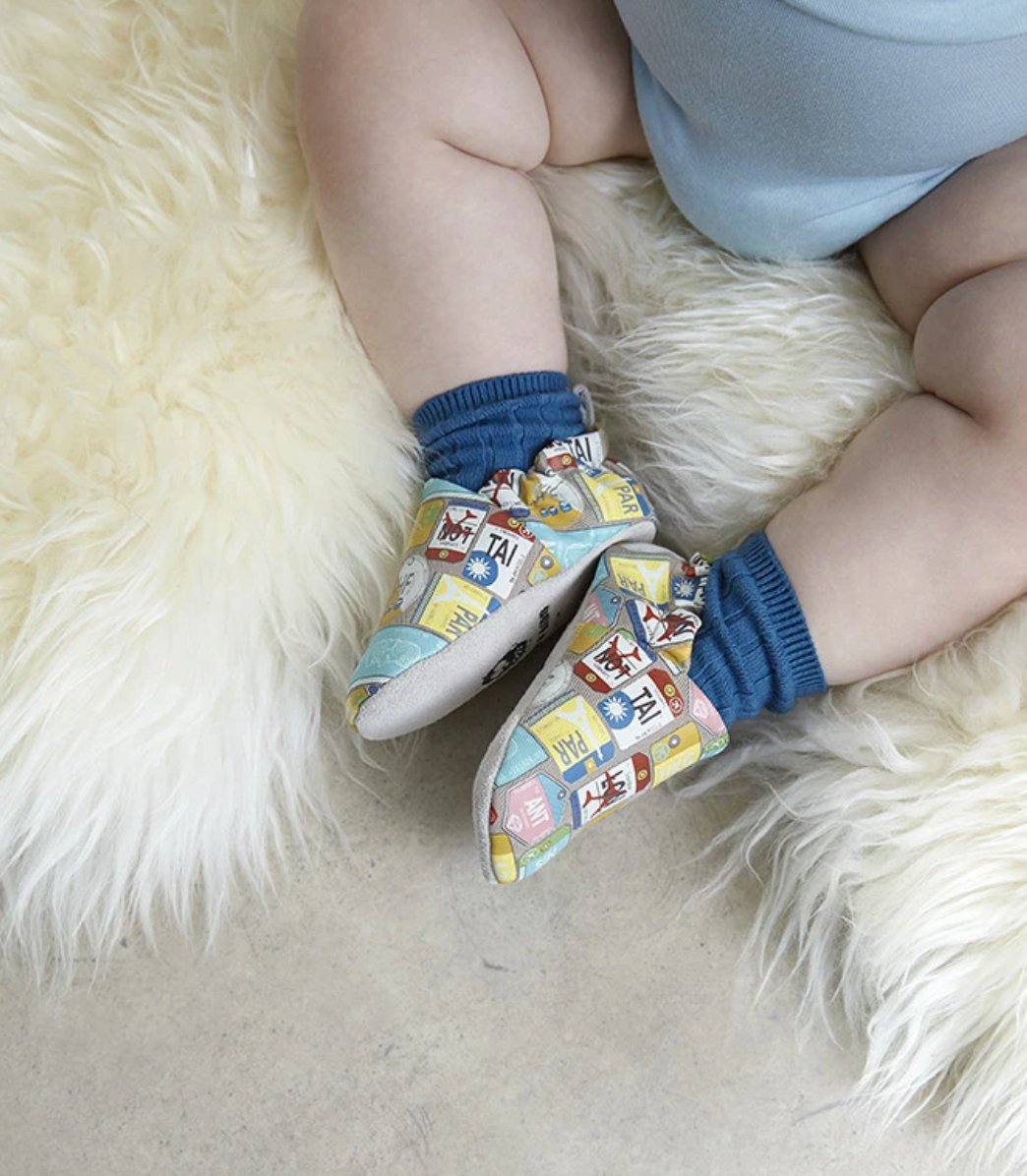 Travel Print Mini Shoes