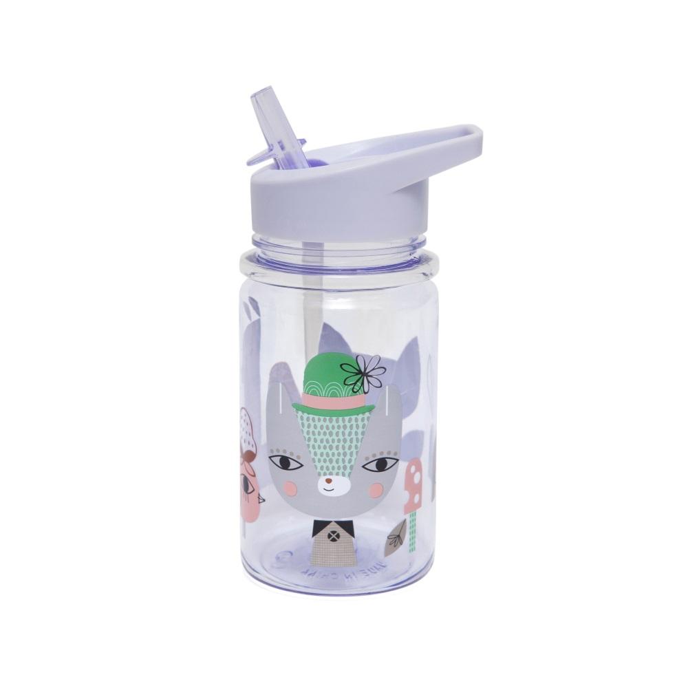Llama & Friends Drinking Bottle (Lilac)