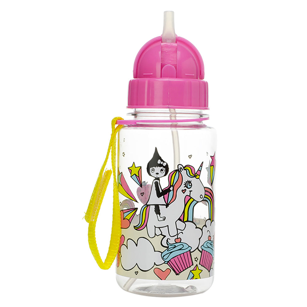 Zip & Zoe Straw Drinking Bottle Unicorn