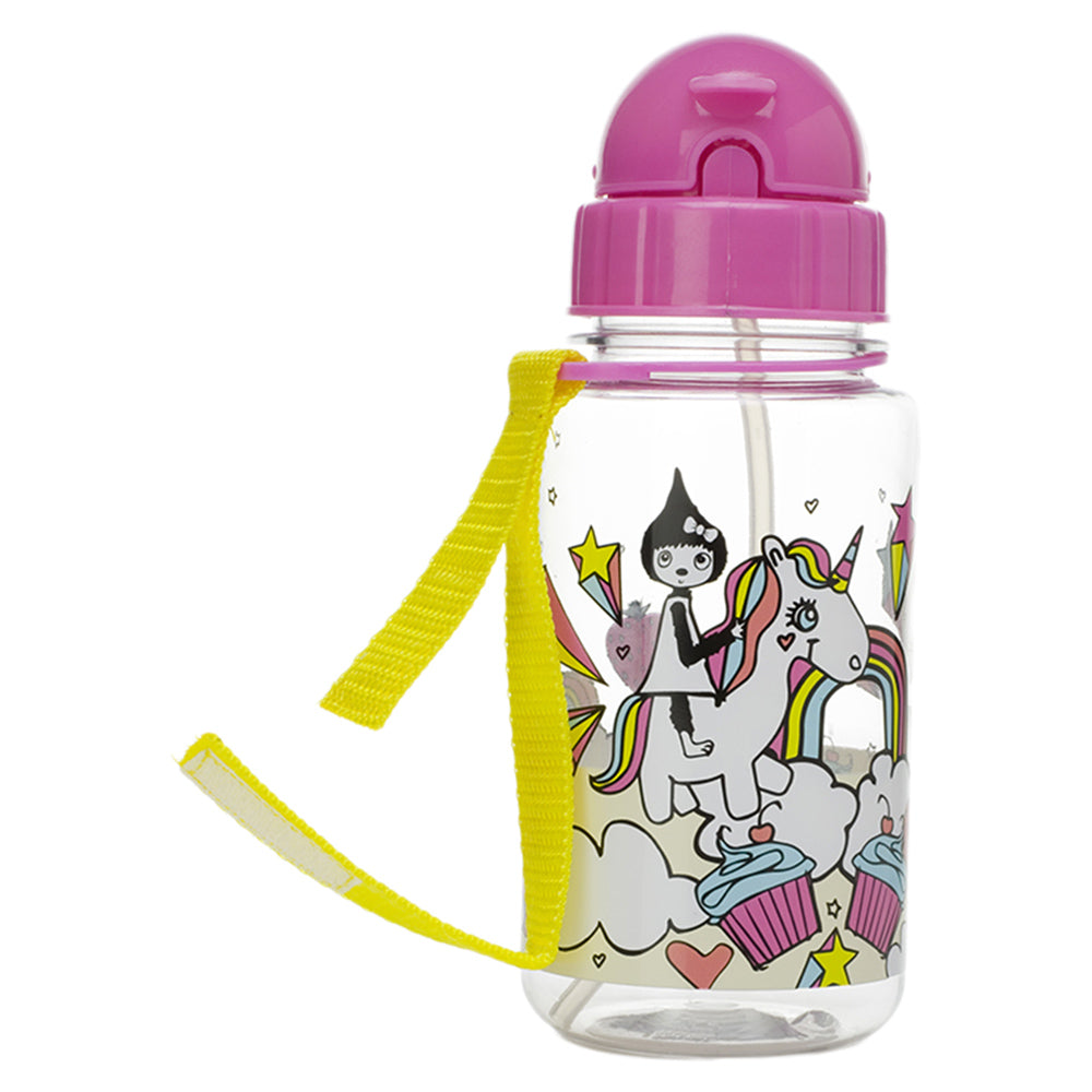 Zip & Zoe Straw Drinking Bottle Unicorn