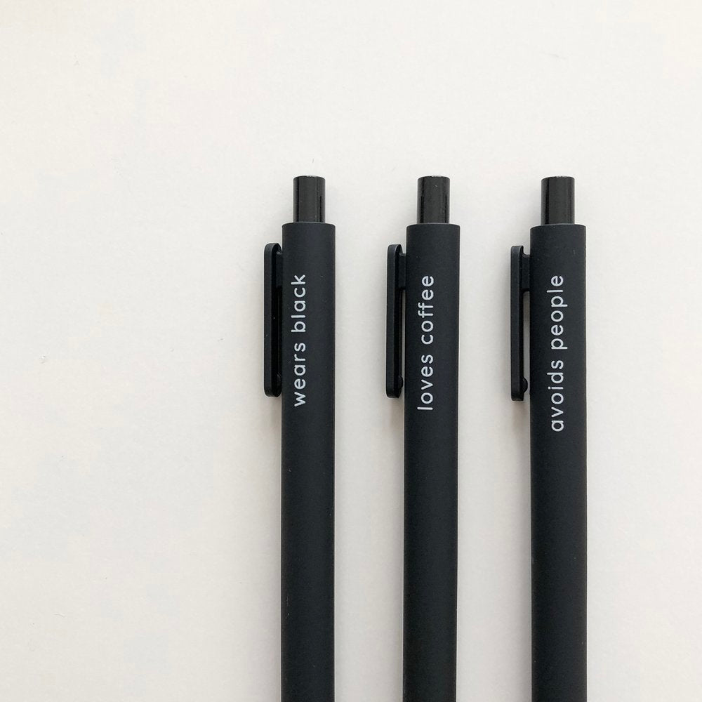 Does It Come In Black? Pen Set