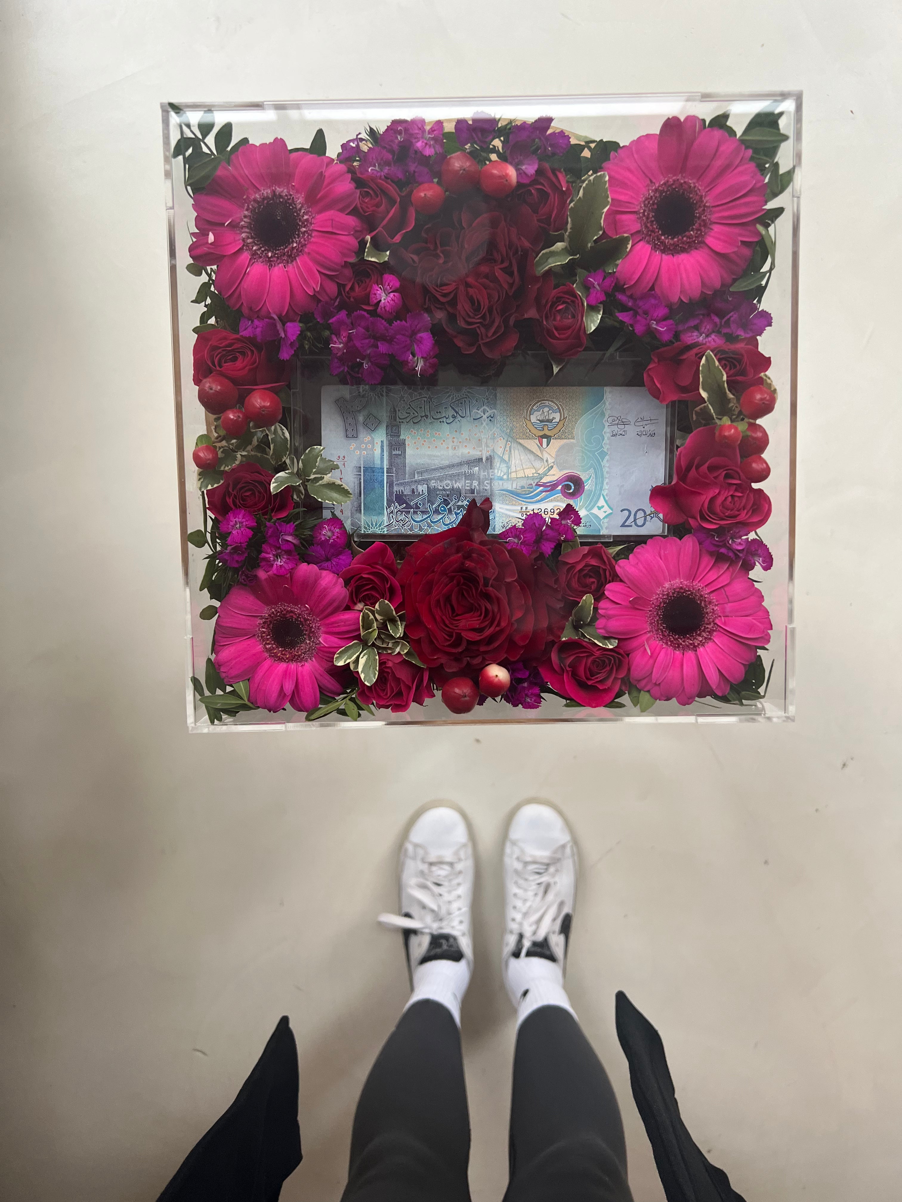 Fuchsia Acrylic Bloom Box - 24 Hour Customization Notice