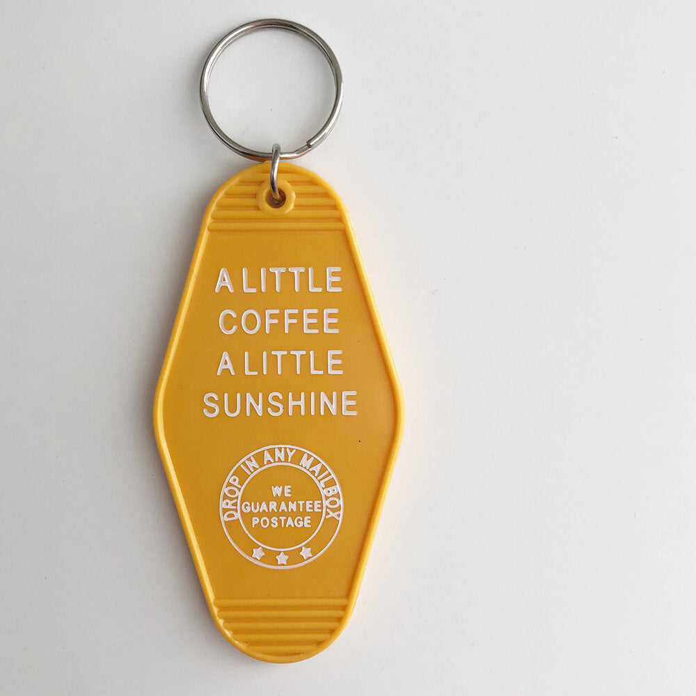 Coffee & Sunshine Key Tag