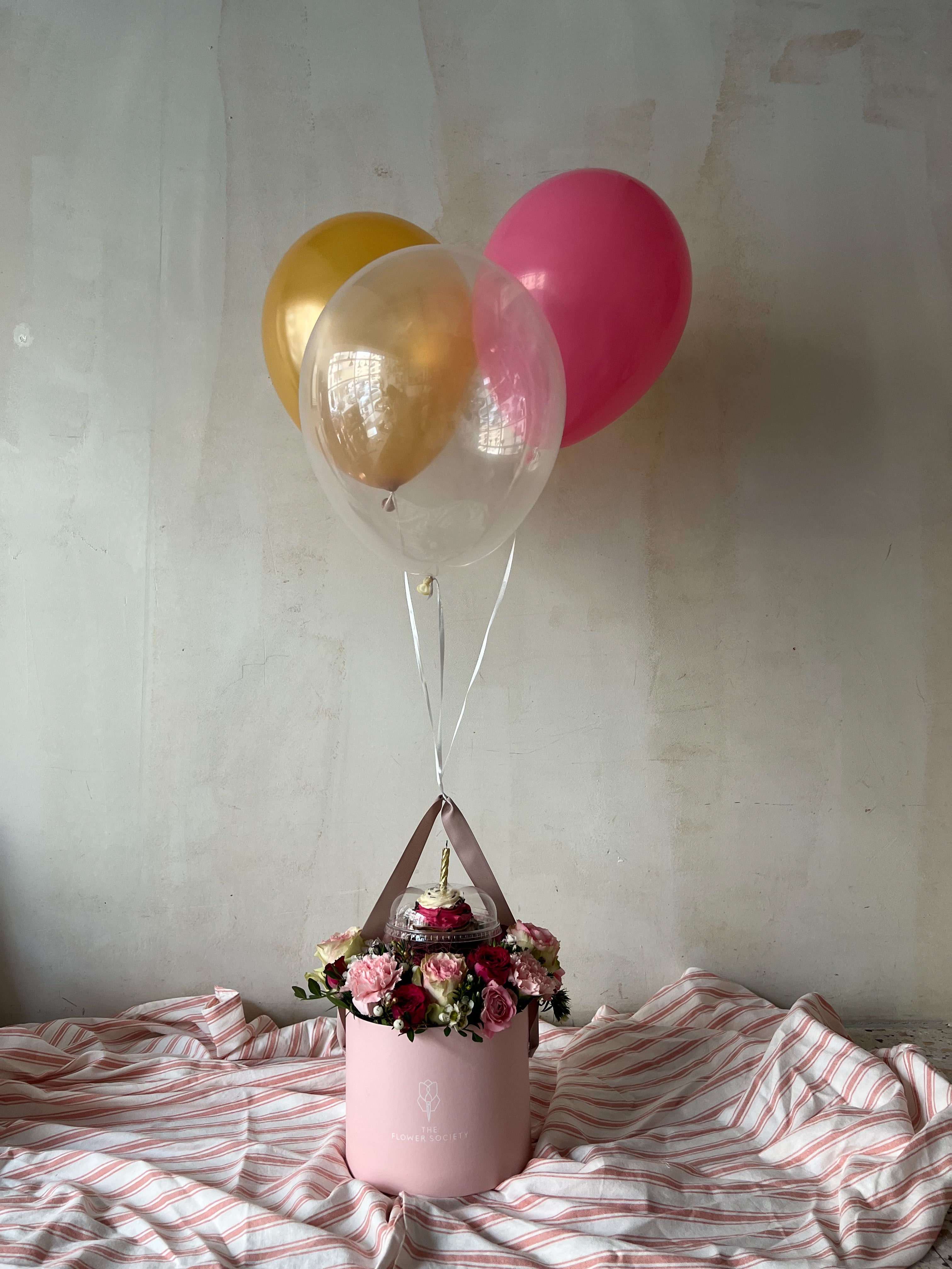 Pink Cupcake Hatbox