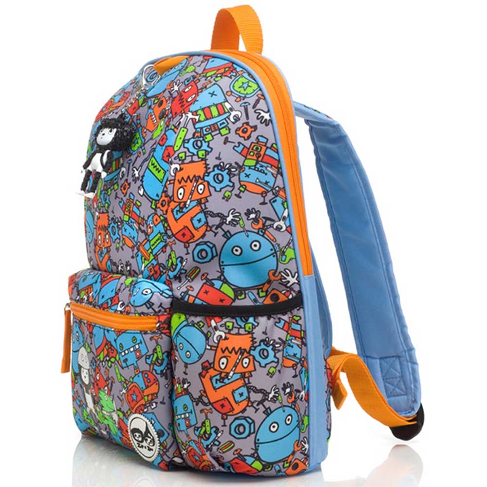 Midi Zip & Zoe Backpack Robot (Blue)