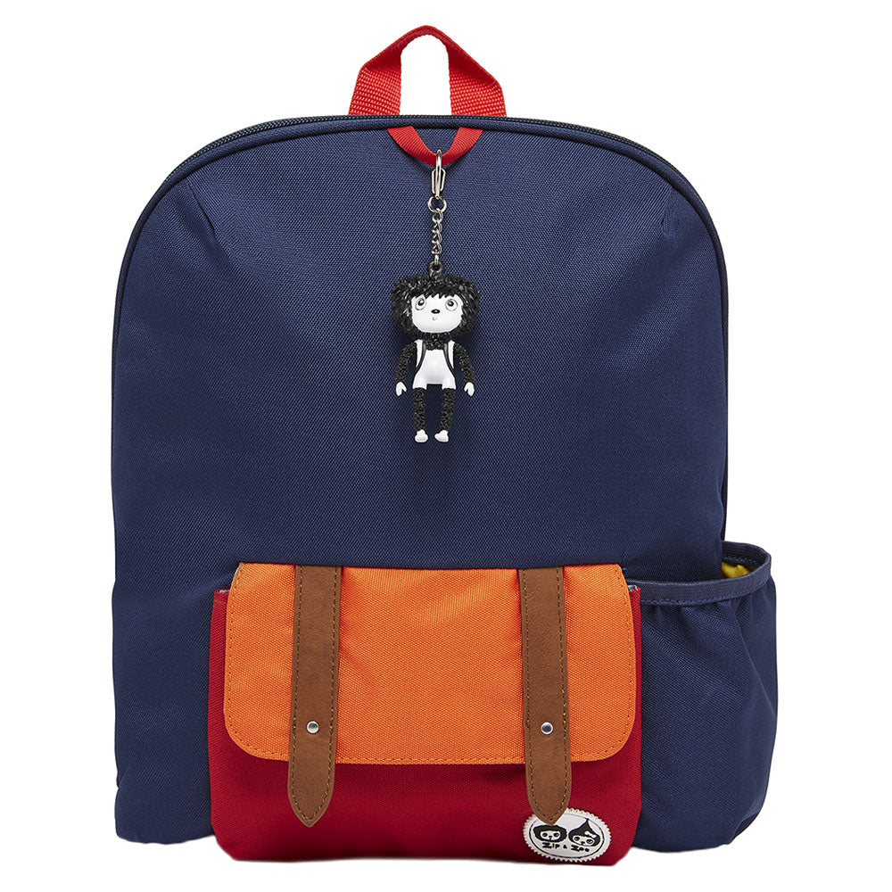 Midi Zip & Zoe Backpack Navy Color Block