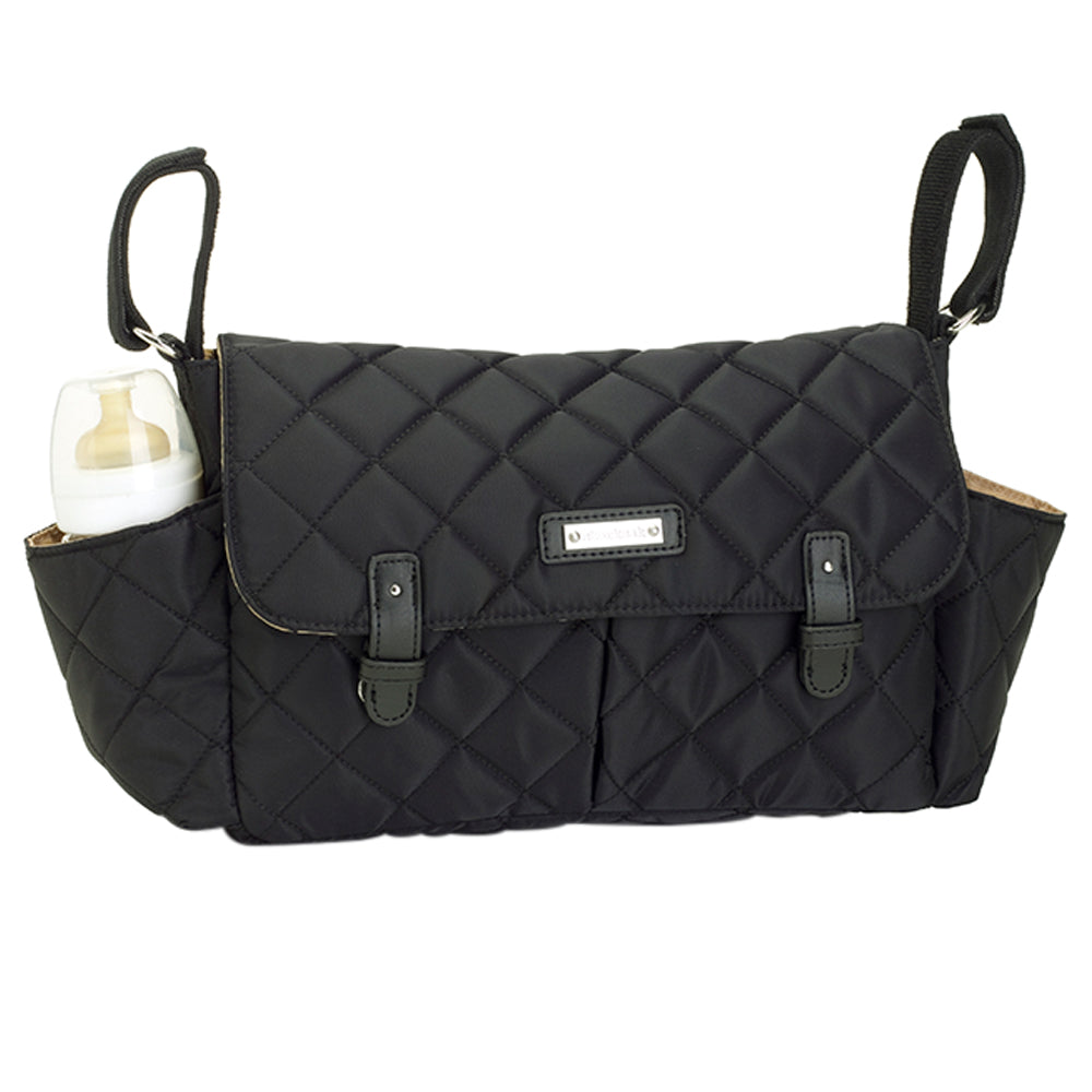 Storksak Quilted Stroller Organizer (Black)